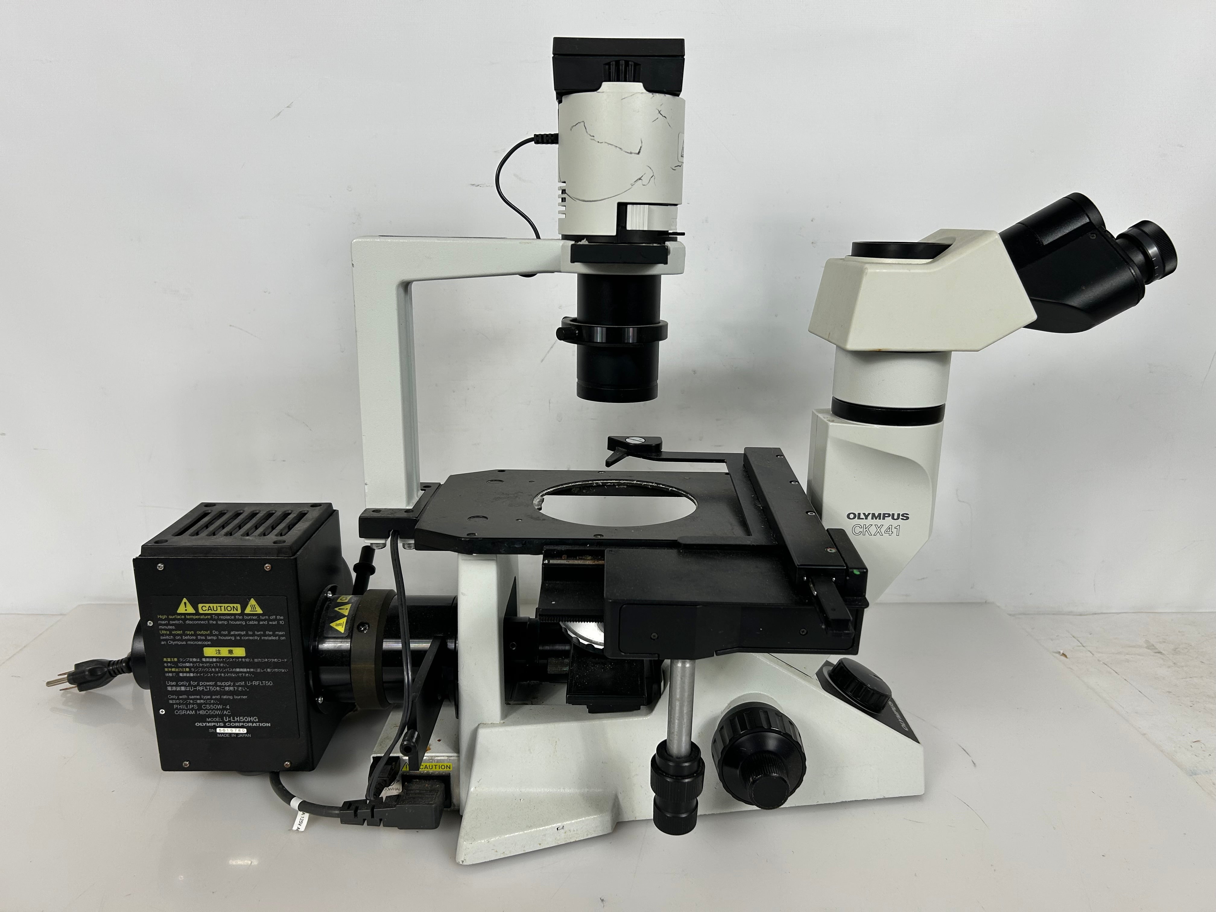 Olympus CKX41 Inverted Phase Contrast Microscope