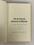 On the External Characters of Minerals by A.G. Werner 1962 HC DJ