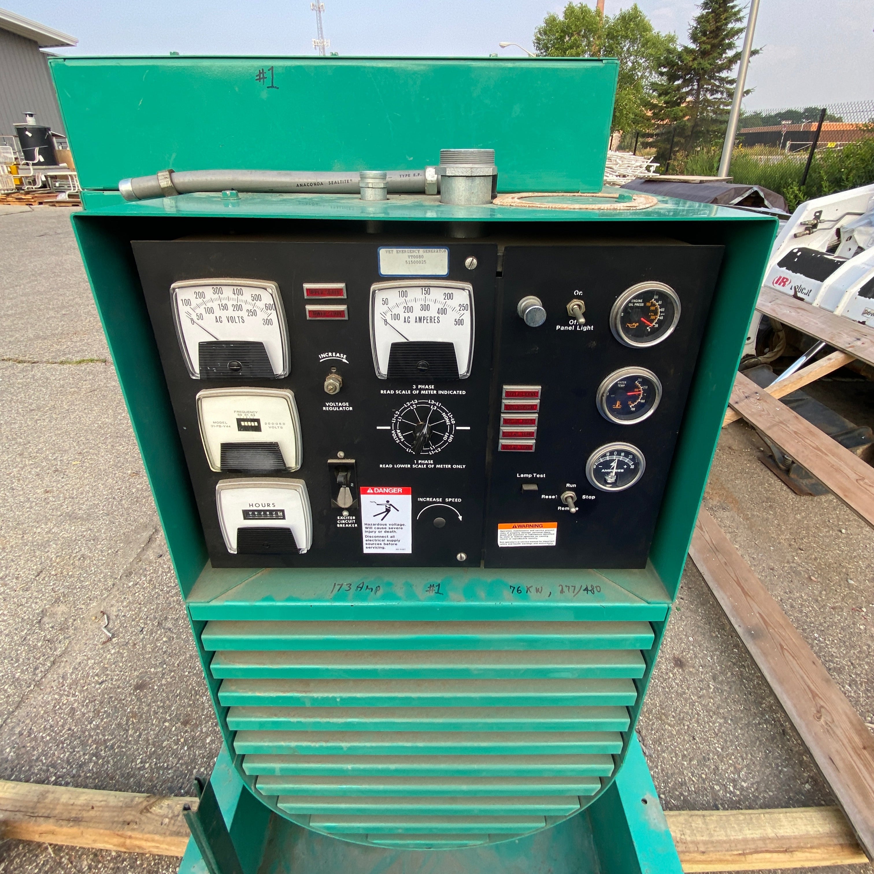 Onan #115WA Genset Large Gas Generator