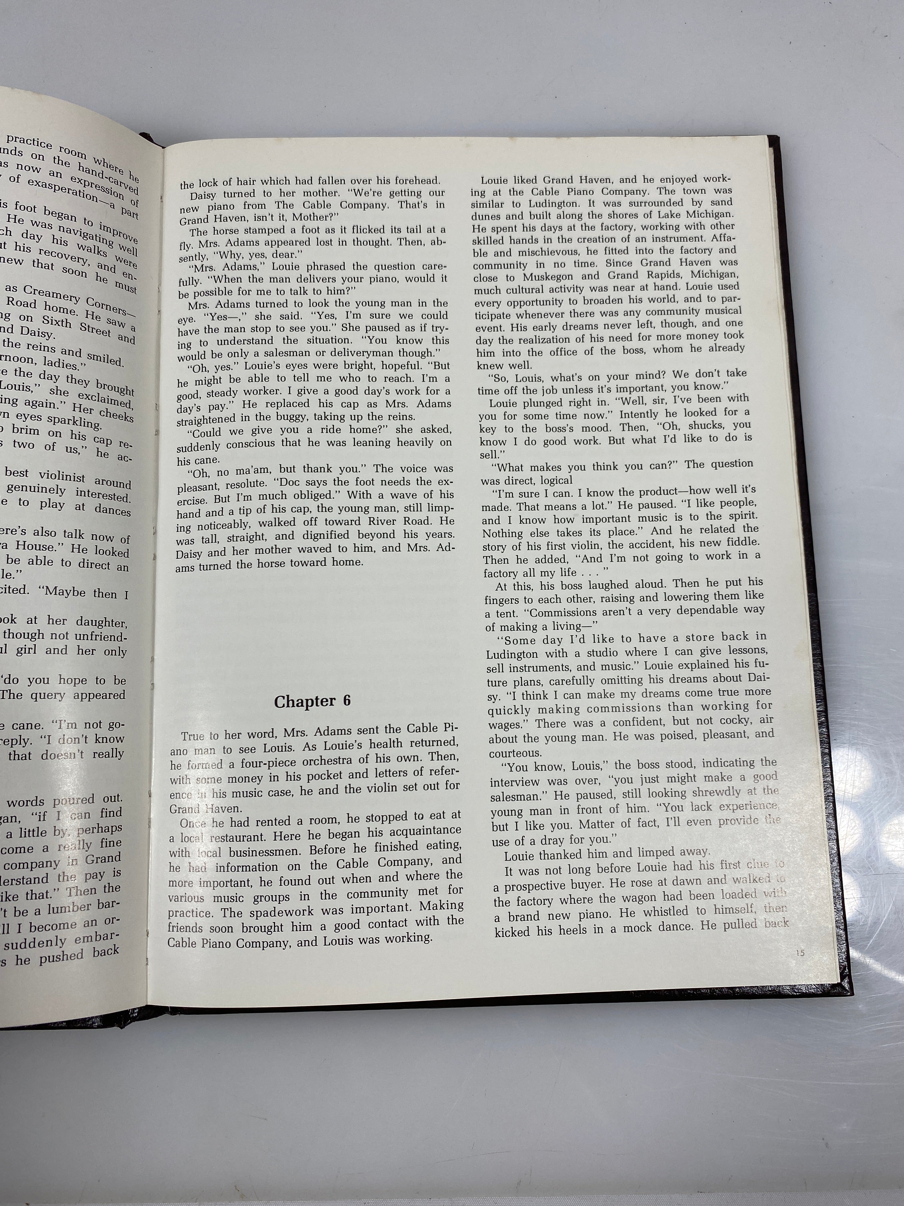 Once in a Lifetime Biography of Louis F. Peterson by Nickelson c.1981 HC
