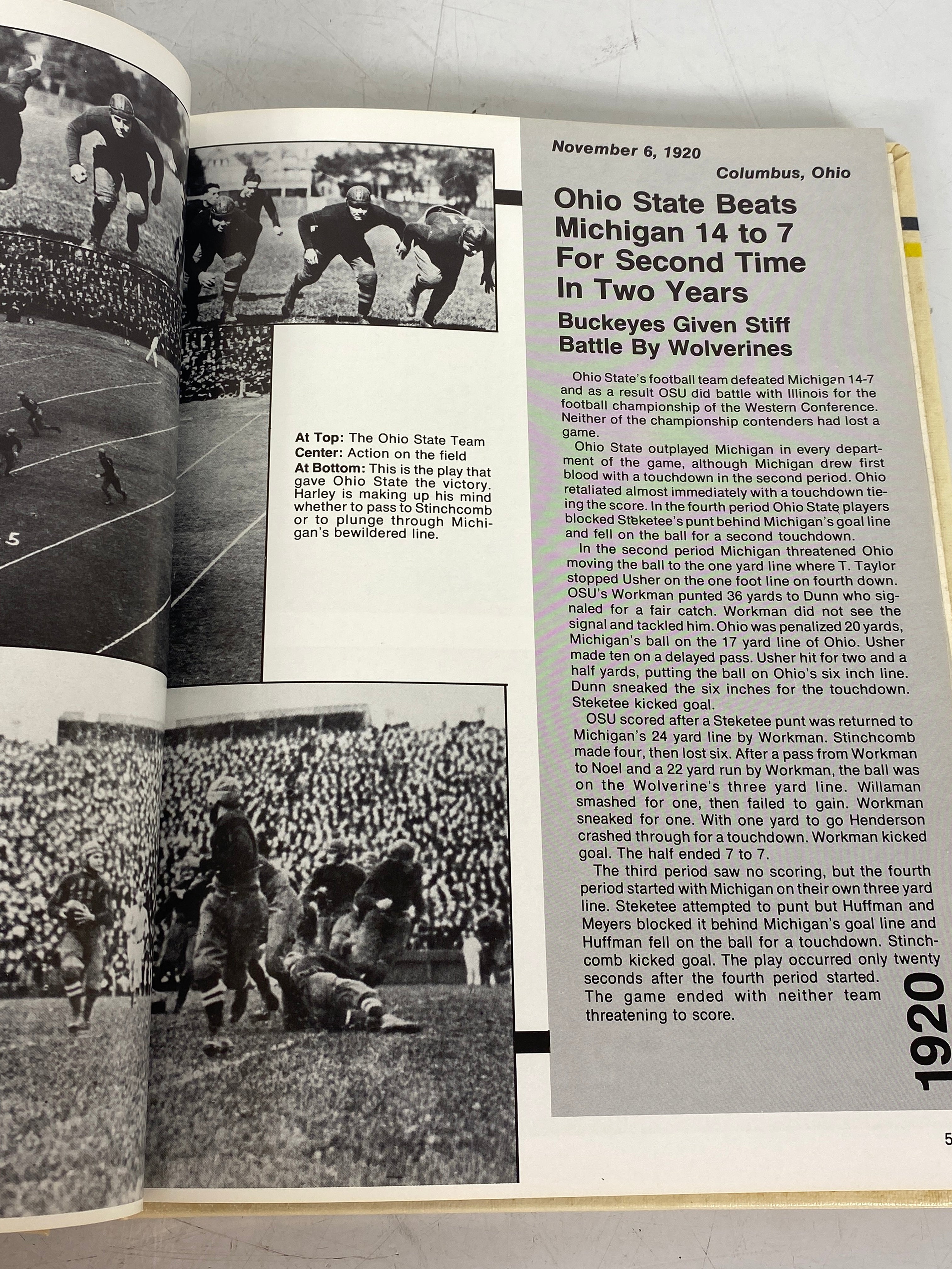 One Game Season 75 Games OSU v Michigan 1979 1st Printing HC