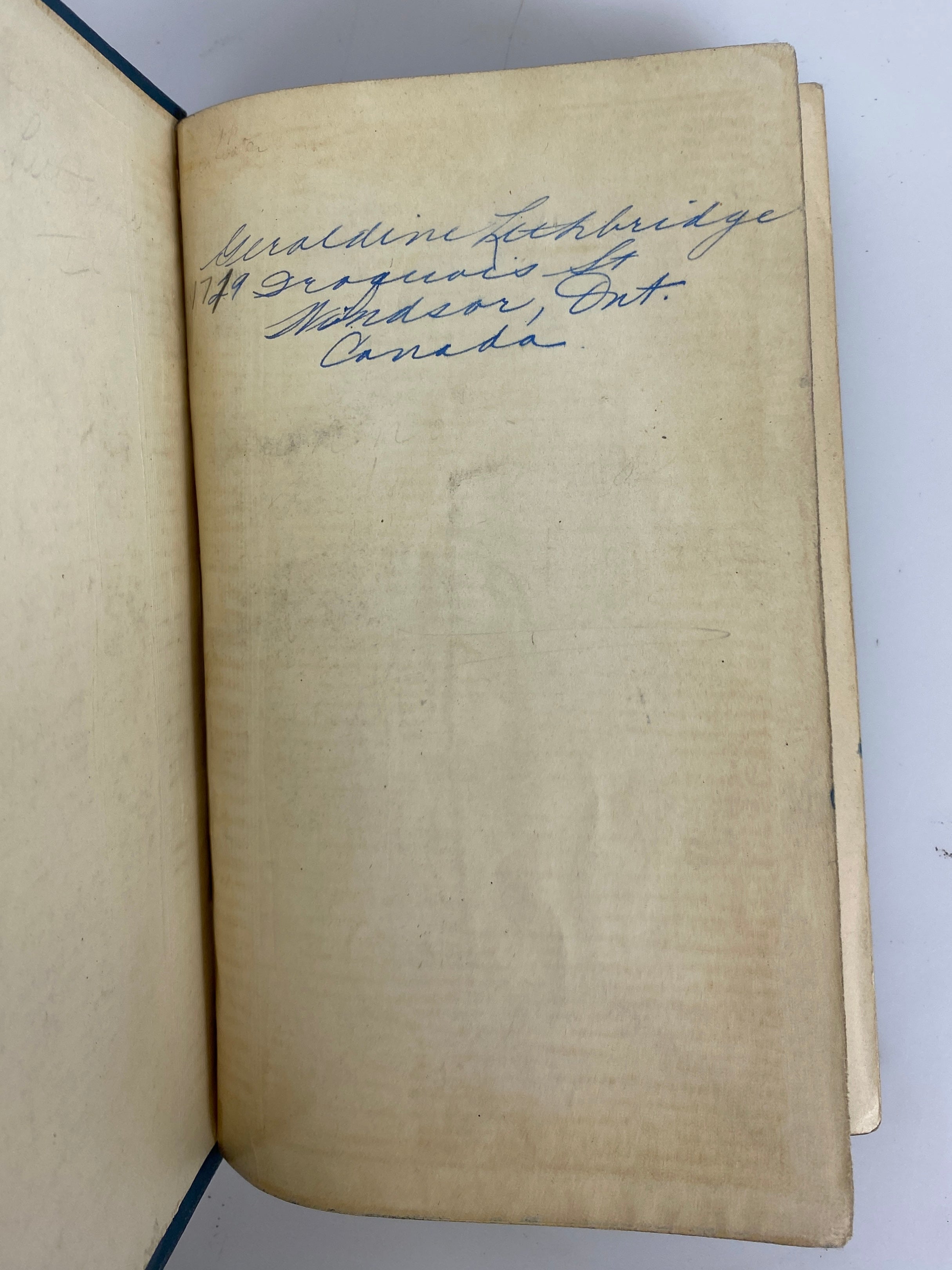 Ontario High School Physical Geography 1934 10th Printing HC Textbook