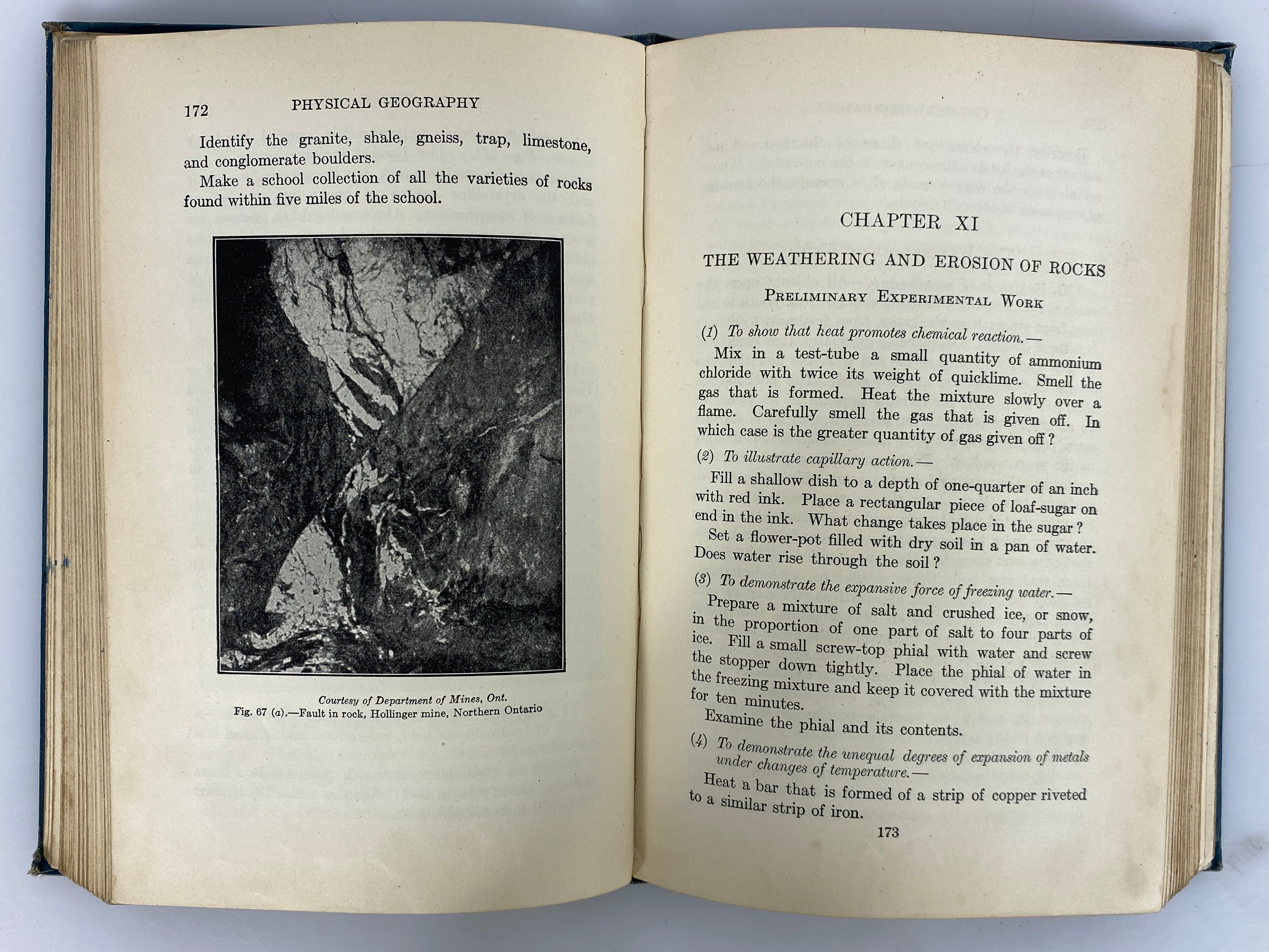 Ontario High School Physical Geography 1934 10th Printing HC Textbook