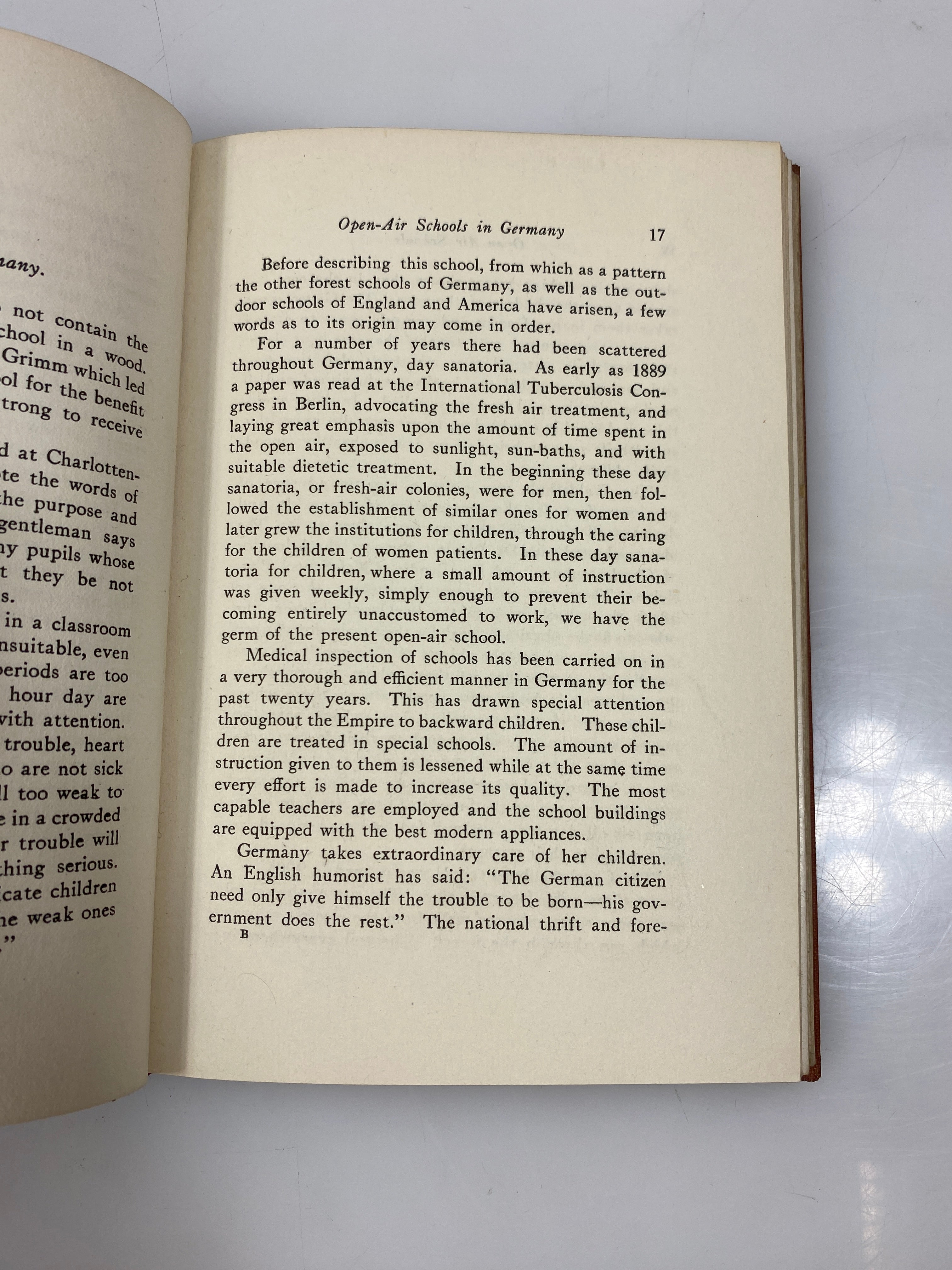 Open-Air Schools by Neil MacDonald Ex-library 1918 HC