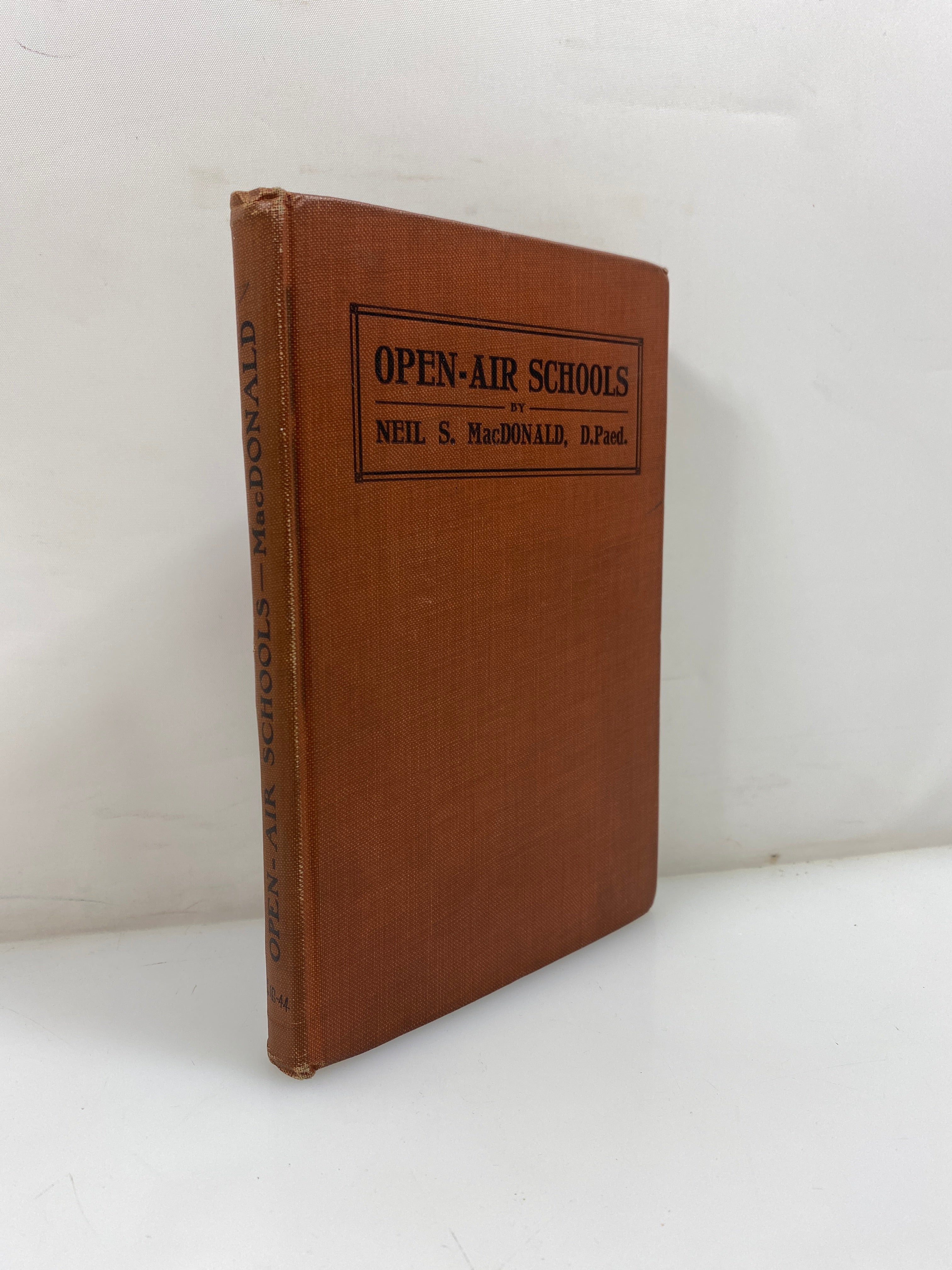 Open-Air Schools by Neil MacDonald Ex-library 1918 HC