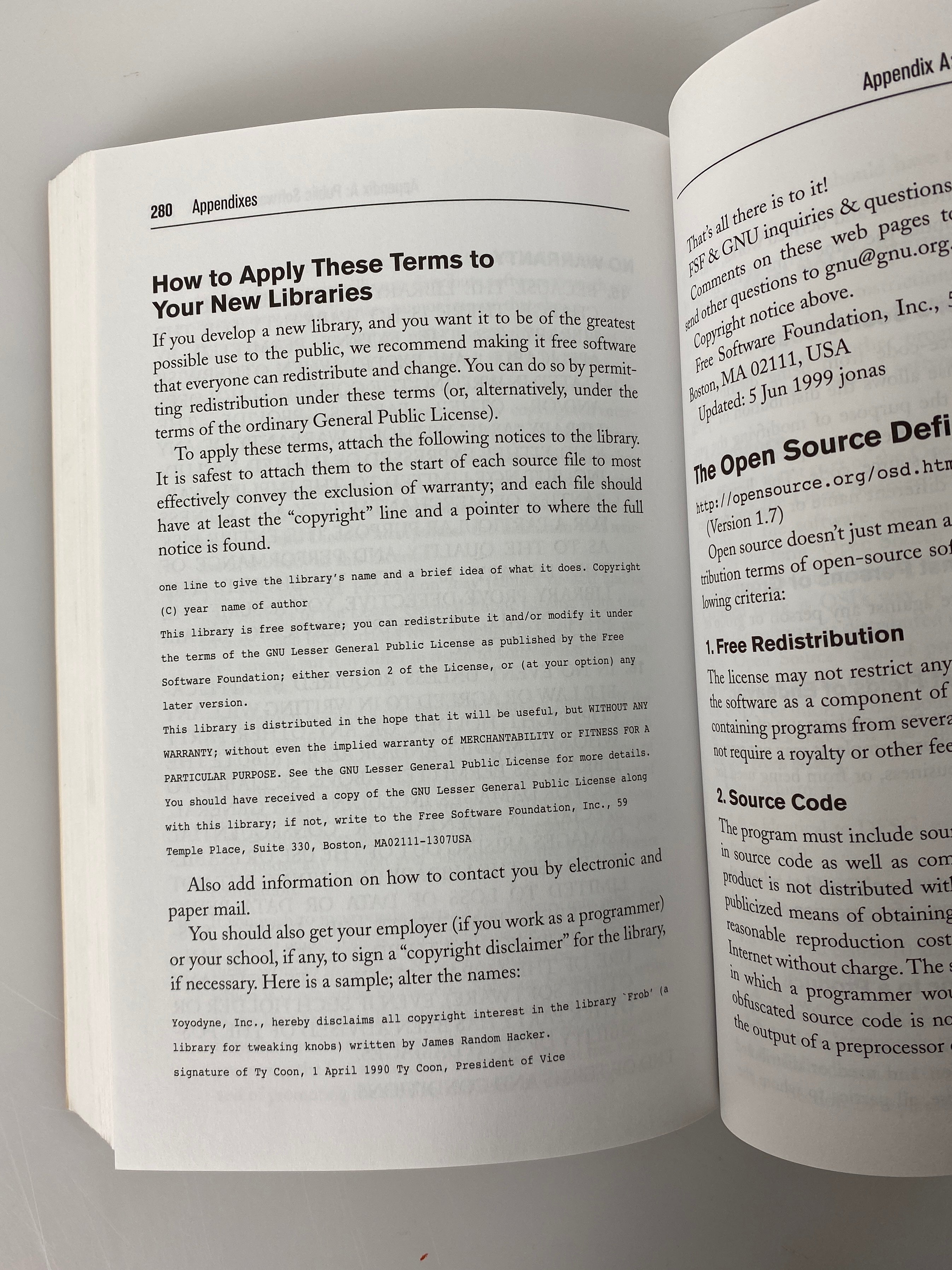 Open Source The Unauthorized White Papers by Rosenberg 2000 Signed SC