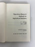 Operations Research Methods for Agricultural Decisions 1972 1st Edition HC