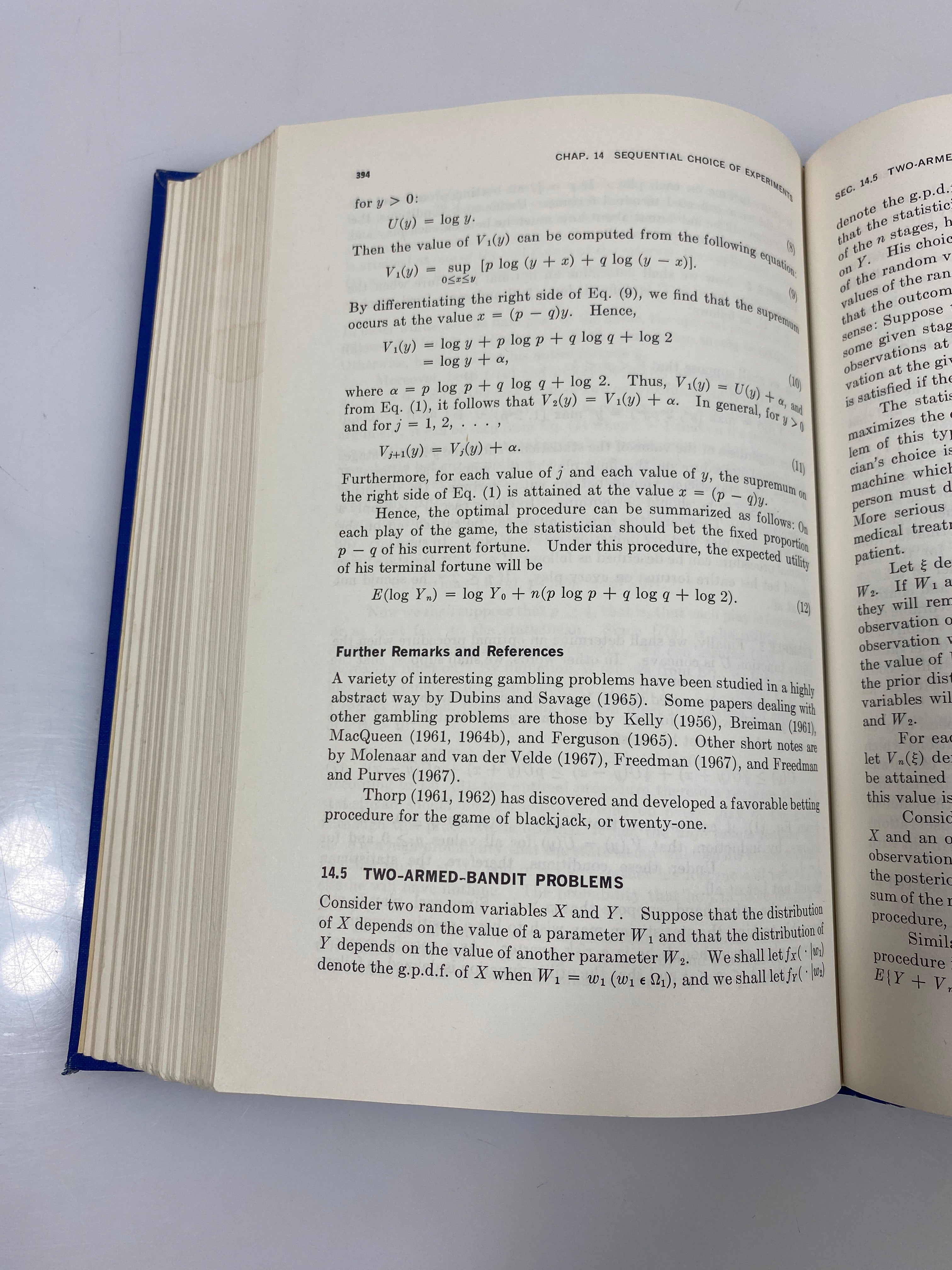 Optimal Statistical Decisions by DeGroot 1970 Ex-Library HC