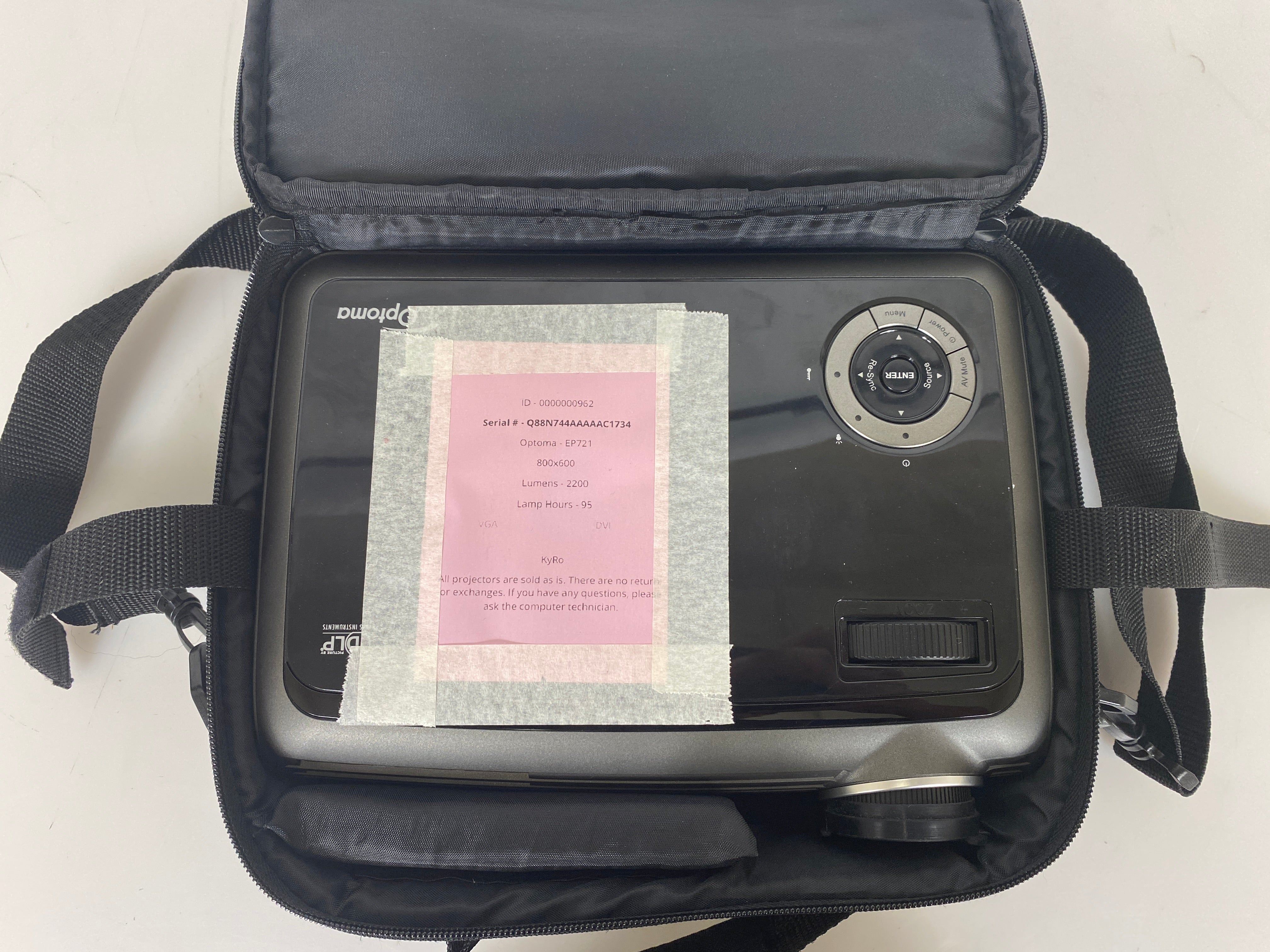 Optoma EP721 SVGA Portable Projector w/ Bag
