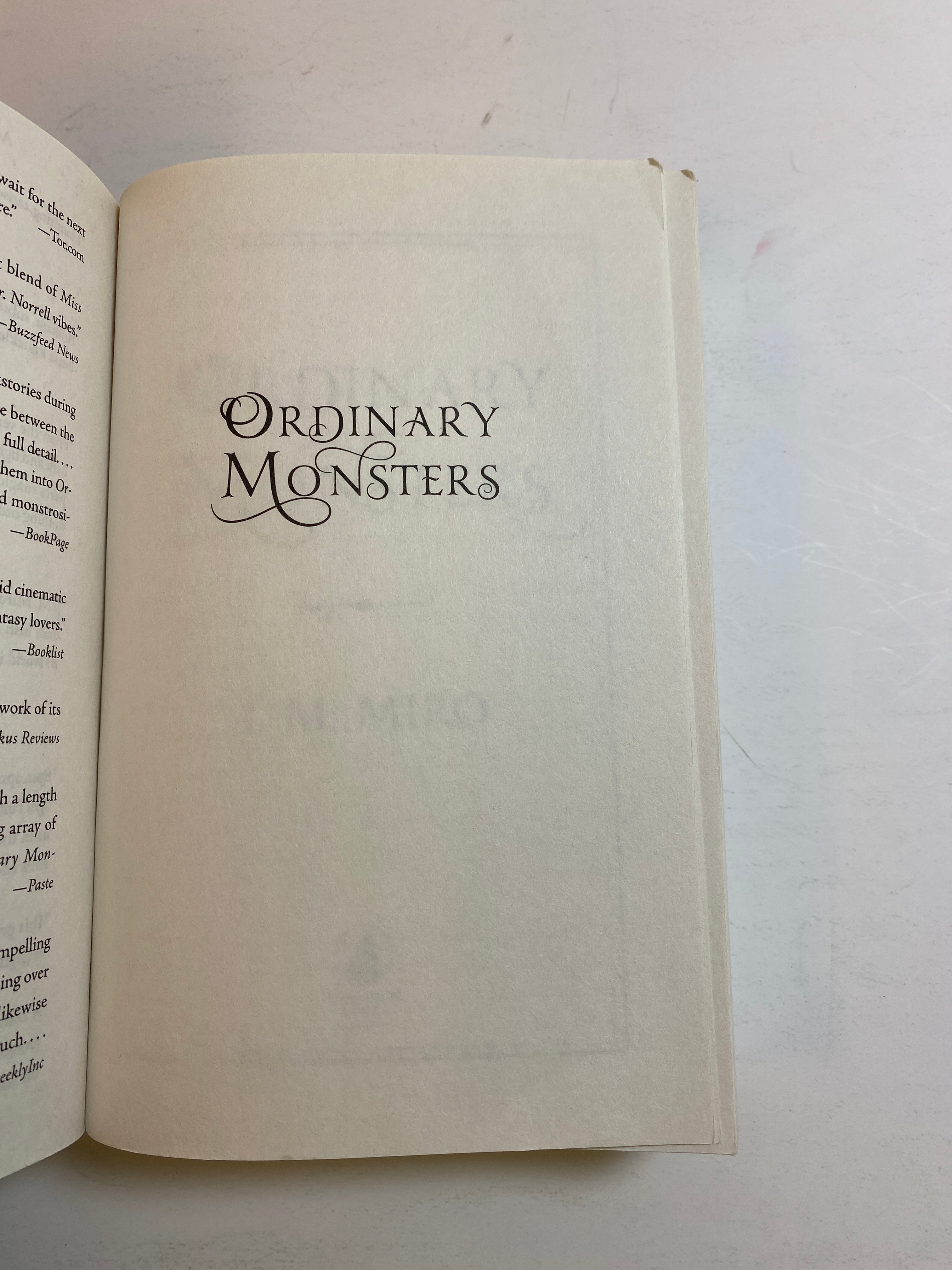 Ordinary Monsters JM Miro SC 2023