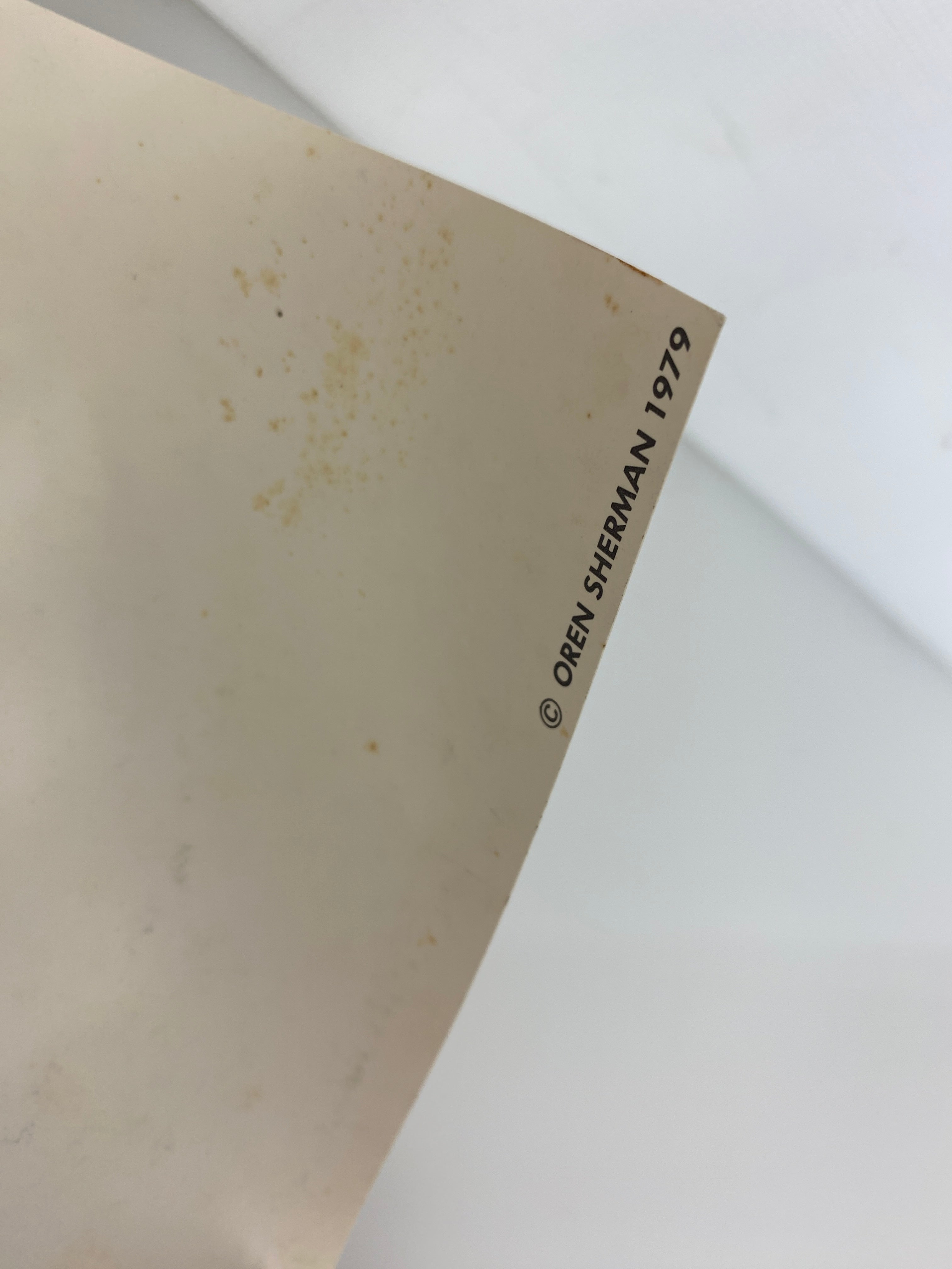 Oren Sherman 1979 "Boston" Poster