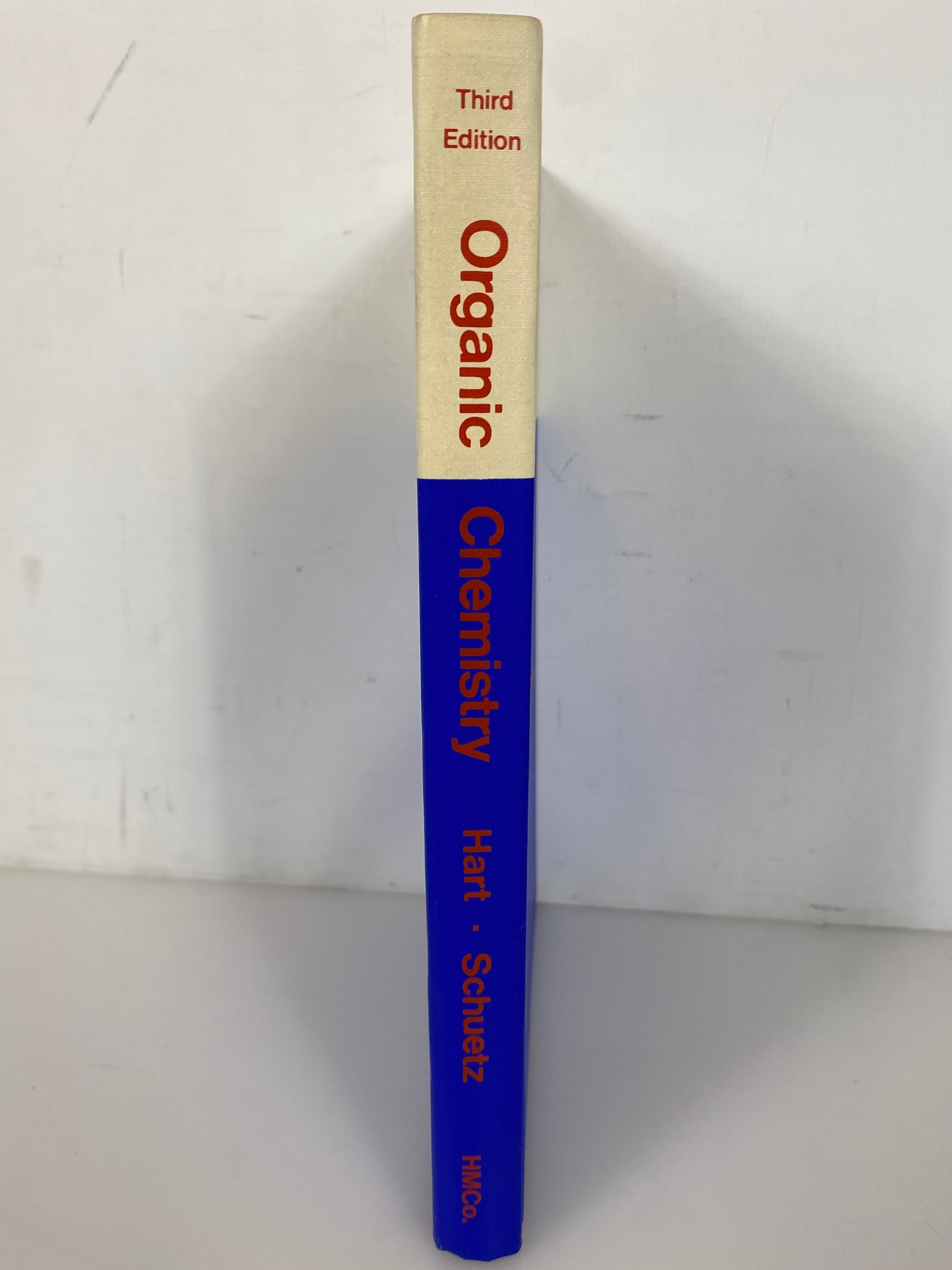 Organic Chemistry by Hart/Schuetz 1966 Signed Vintage HC Textbook
