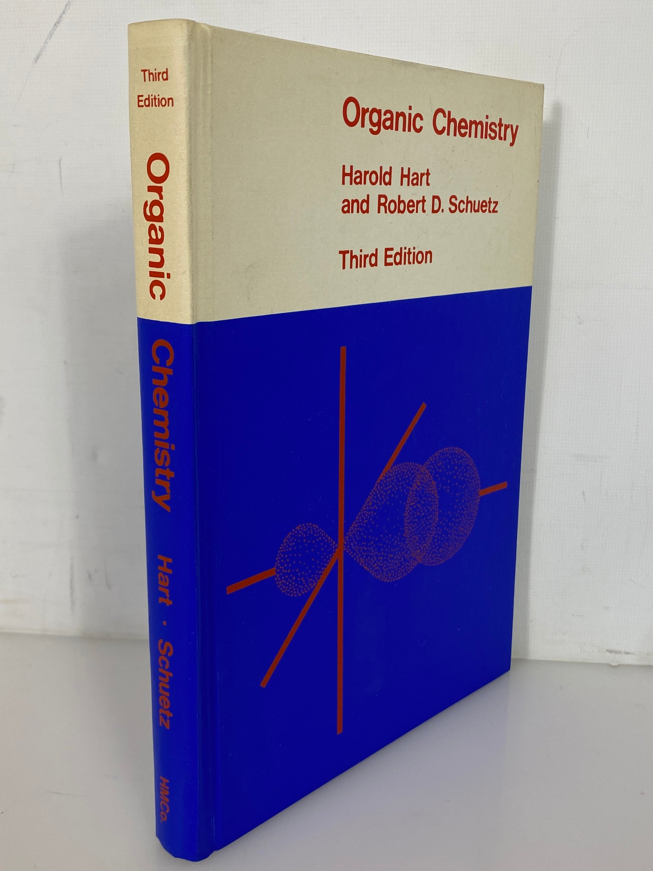 Organic Chemistry by Hart/Schuetz 1966 Signed Vintage HC Textbook