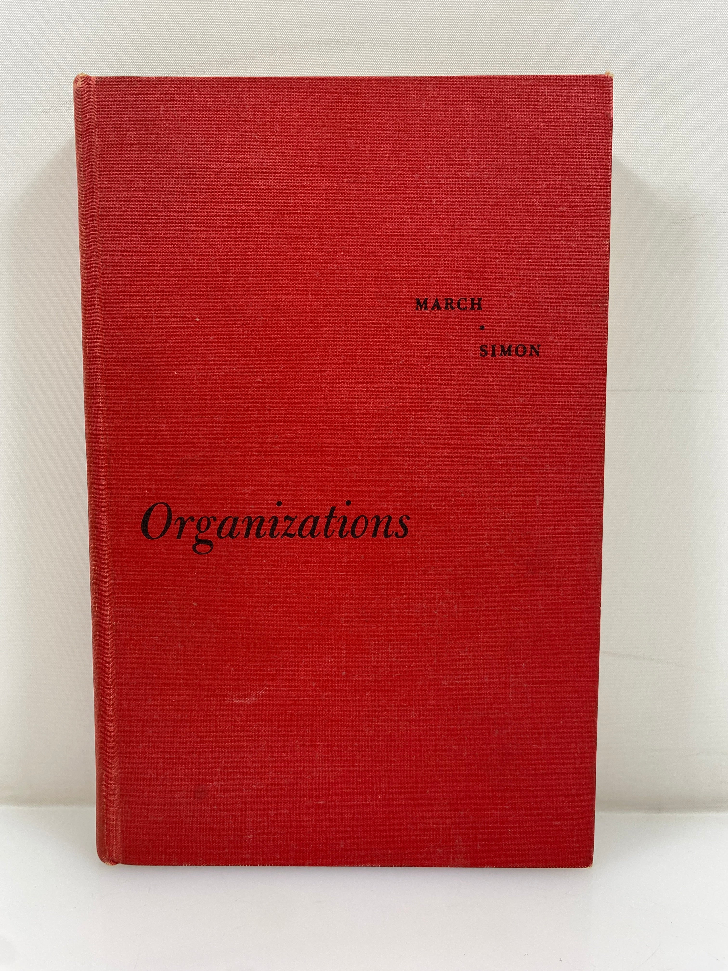 Organizations by James March/Herbert Simon 1966 Seventh Printing HC