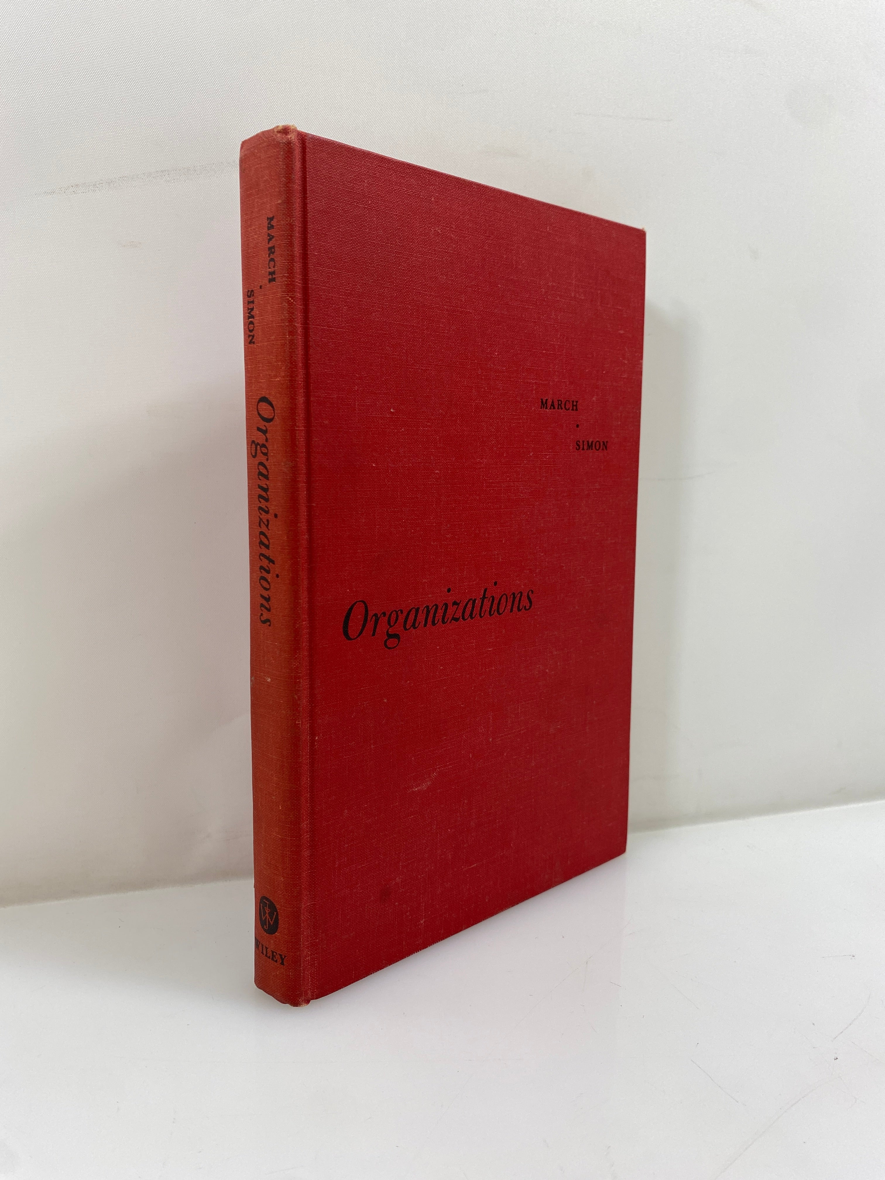 Organizations by James March/Herbert Simon 1966 Seventh Printing HC