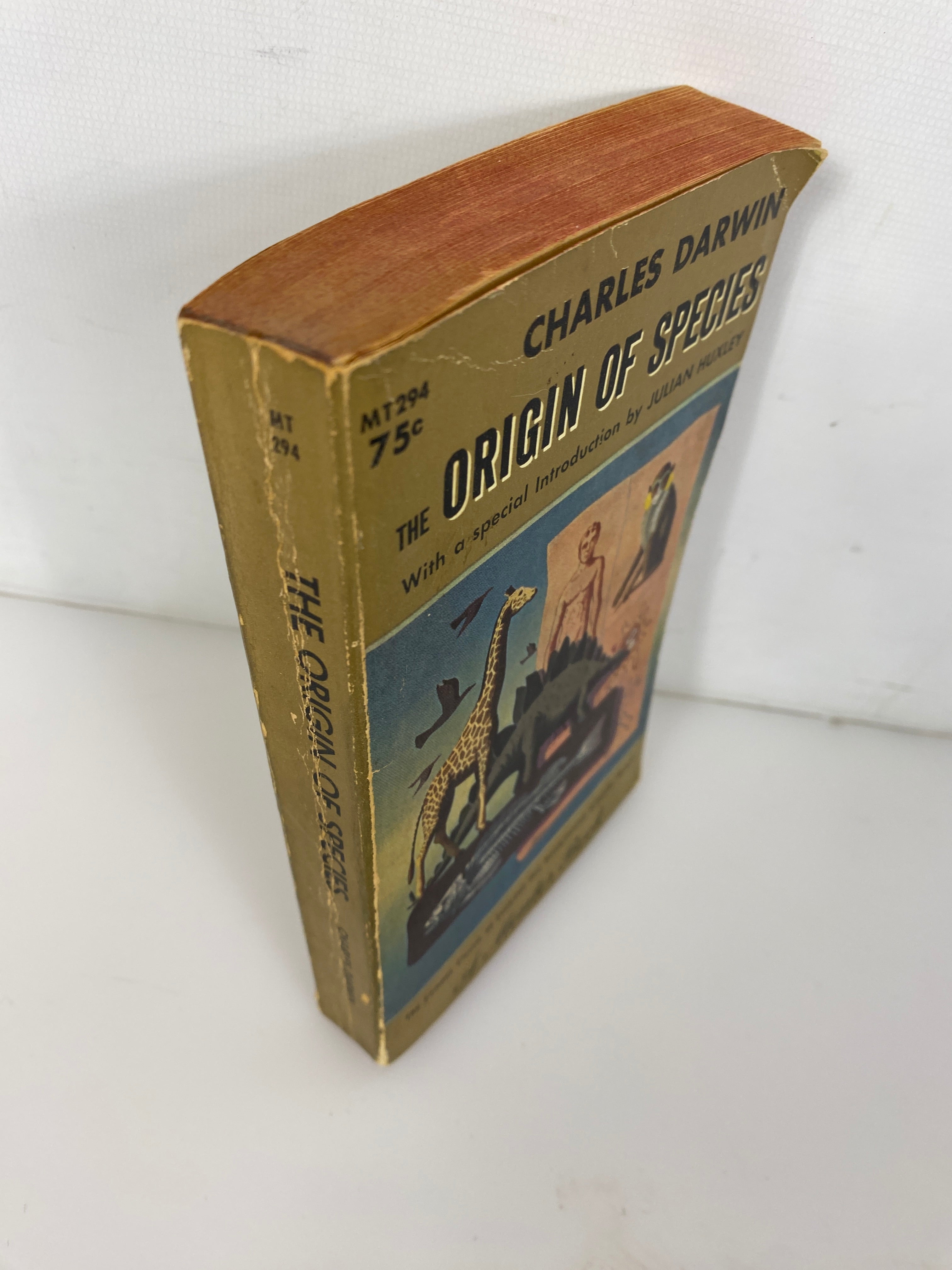 Origin of Species Charles Darwin paperback 1960
