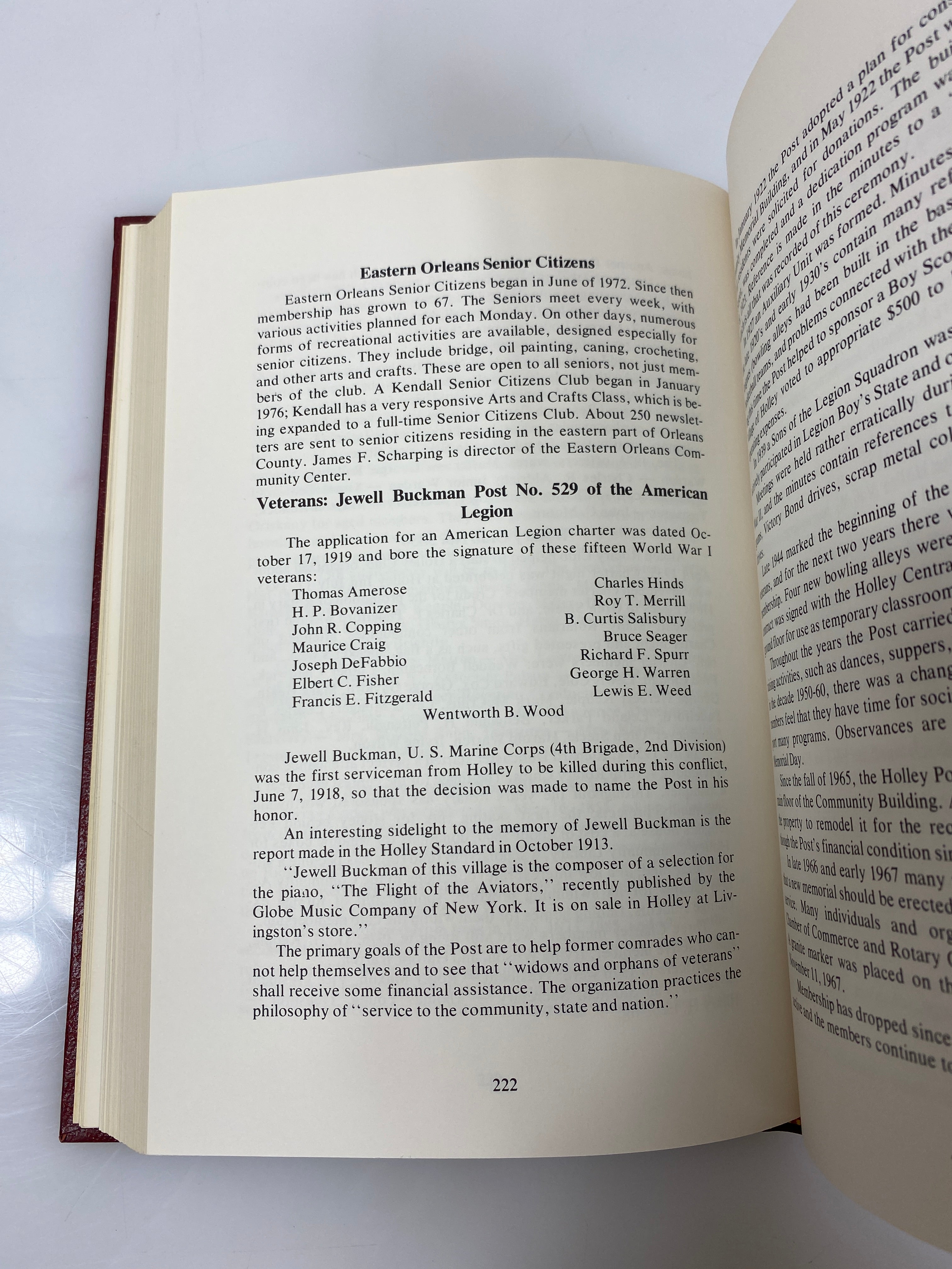 Orleans County History Bicentennial Year 1976 Eddy Printing Corp. HC