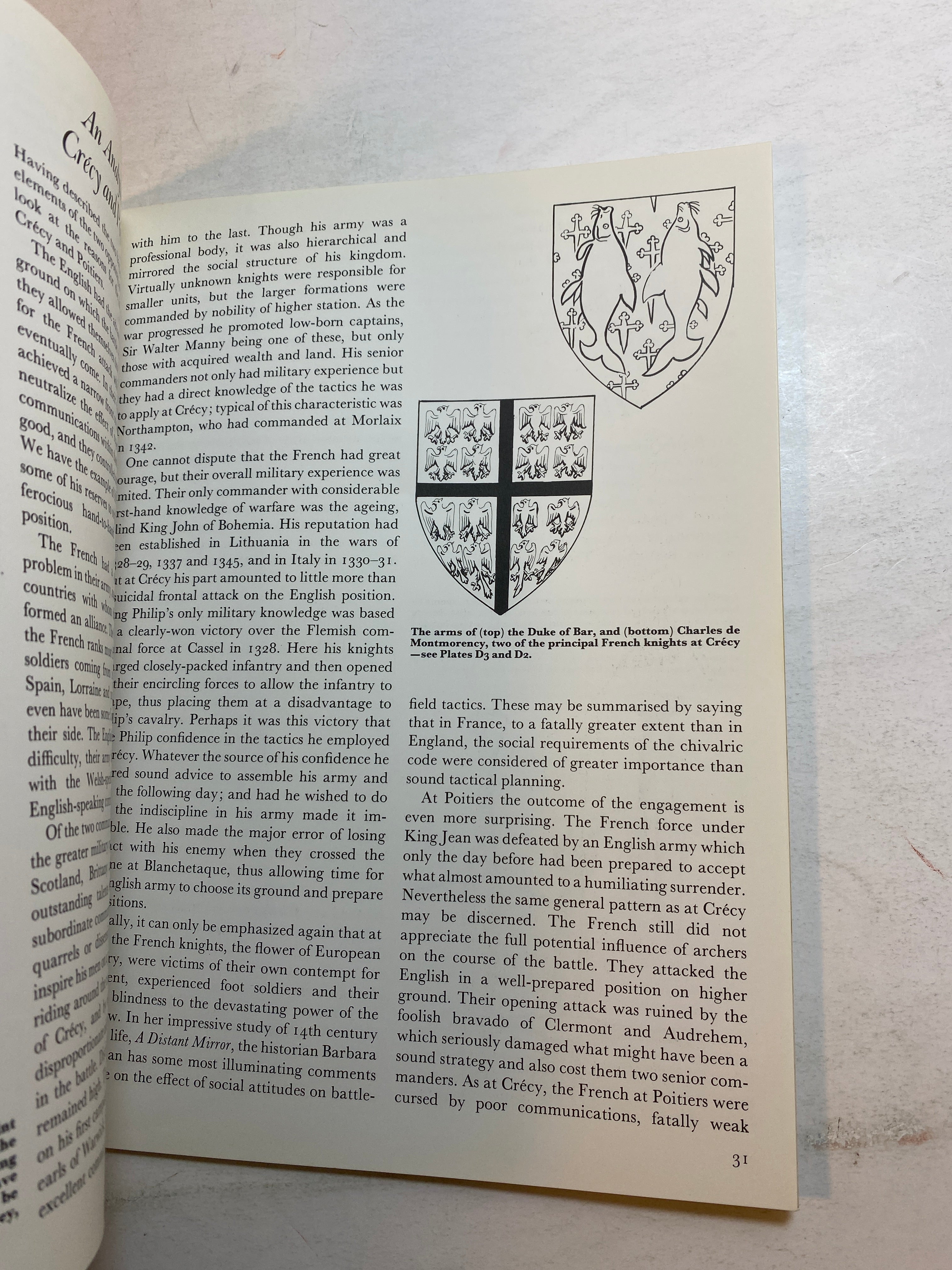 Osprey Men-At-Arms Series #111 Armies of Grecy and Poiters 1983