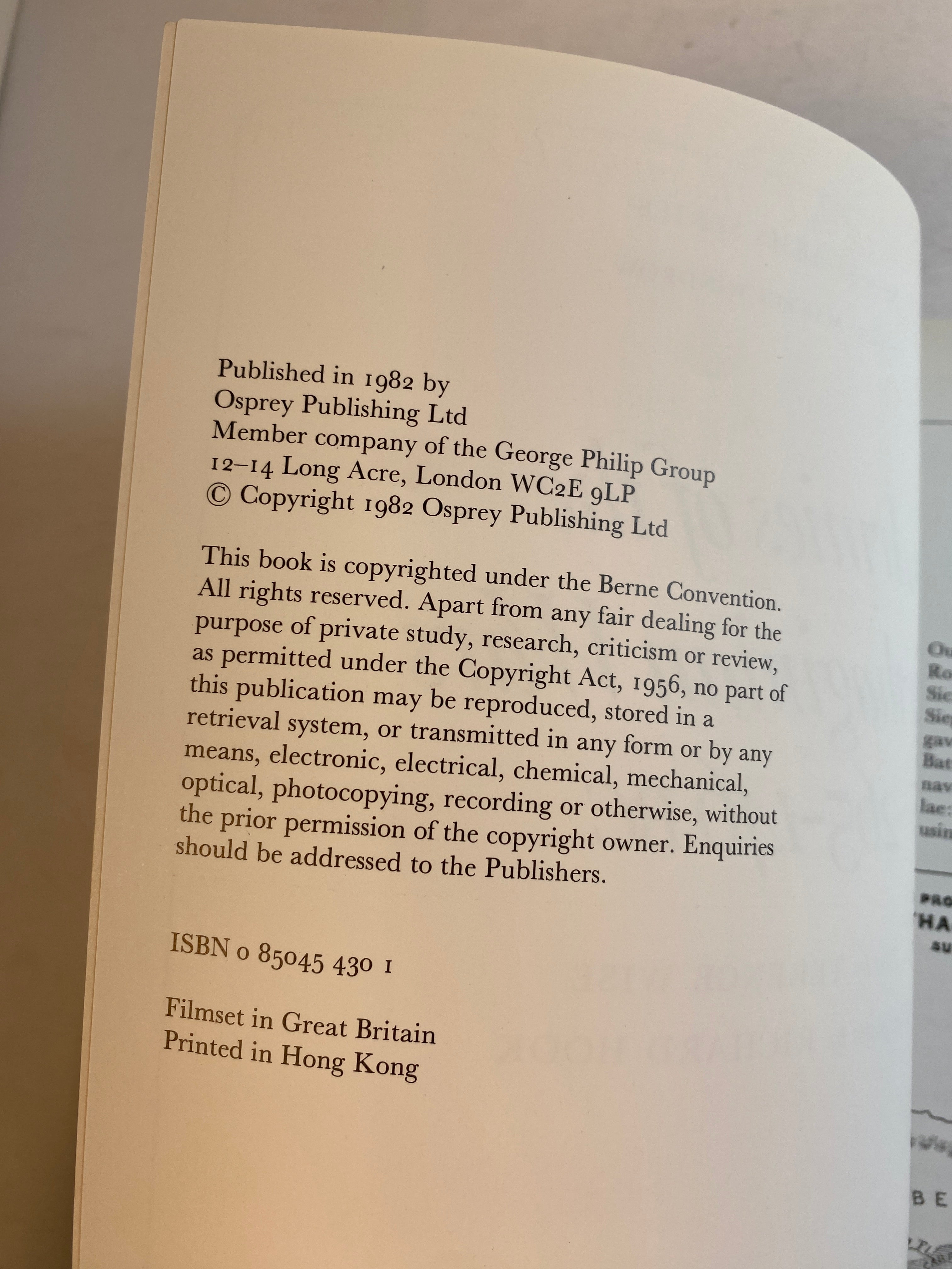 Osprey Men-At-Arms Series #121 Armies of the Carthaginian Wars 1982