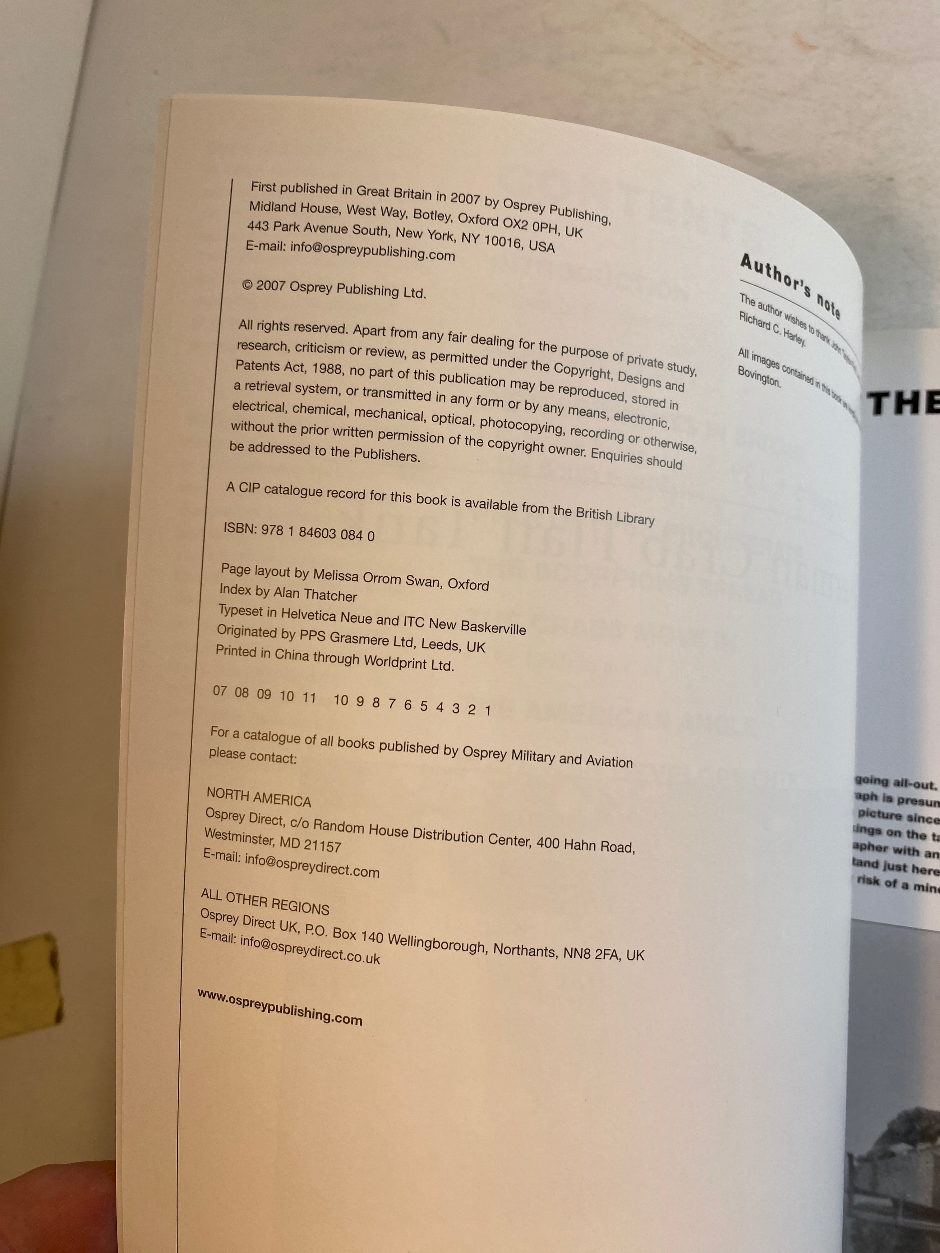 Osprey New Vanguard Series #113 Sherman Crab Flail Tank 2007