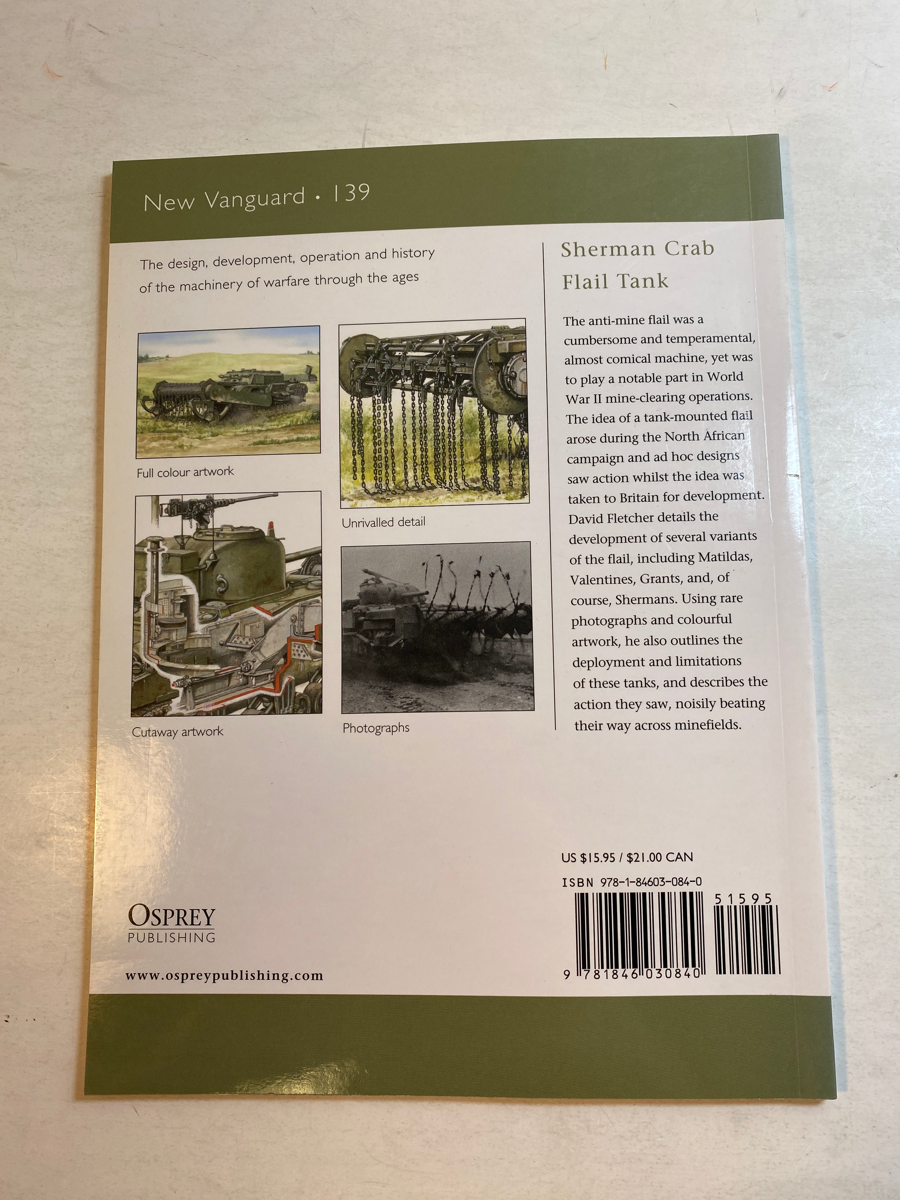 Osprey New Vanguard Series #113 Sherman Crab Flail Tank 2007