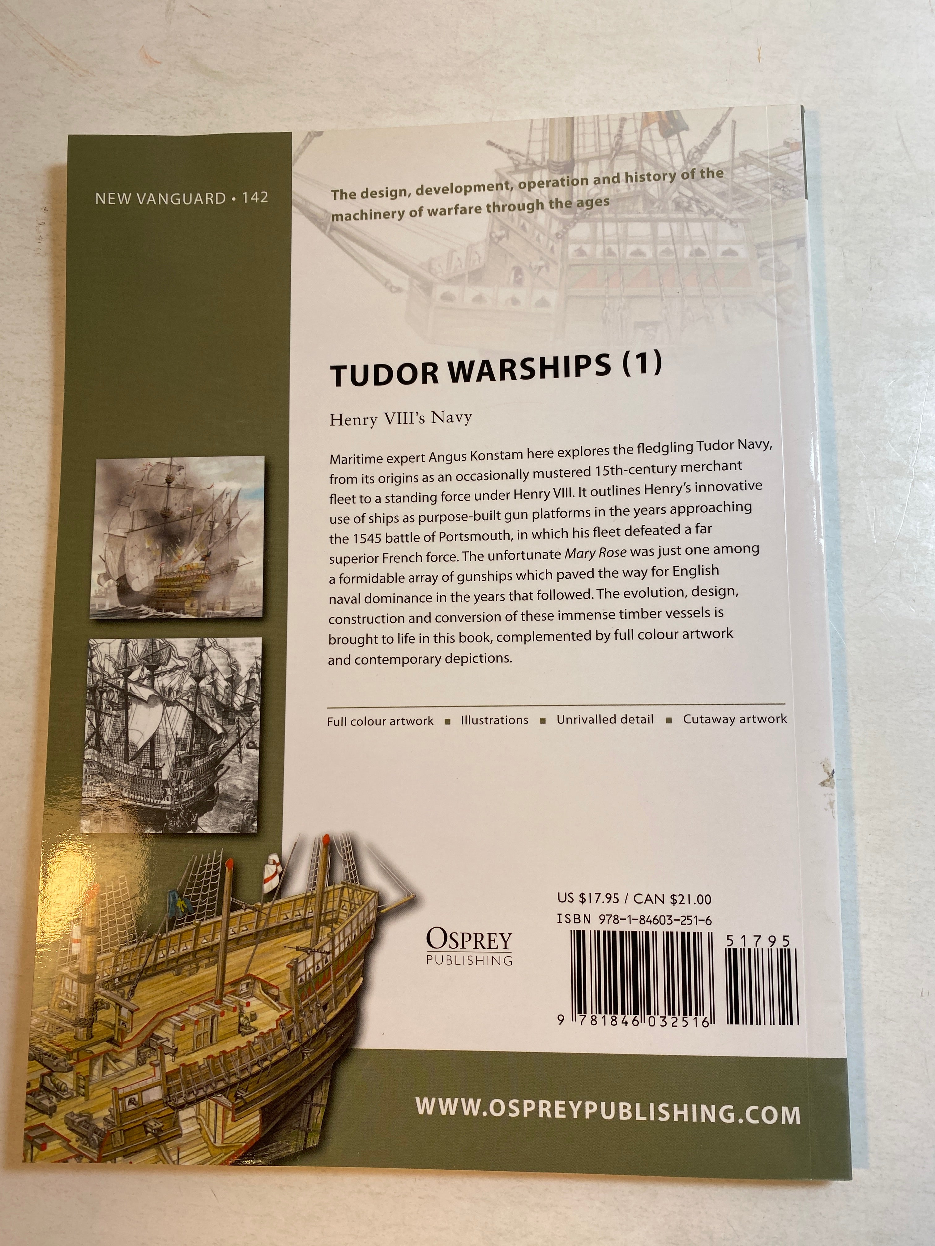 Osprey New Vanguard Series #142 Tudor Warships 1 2008