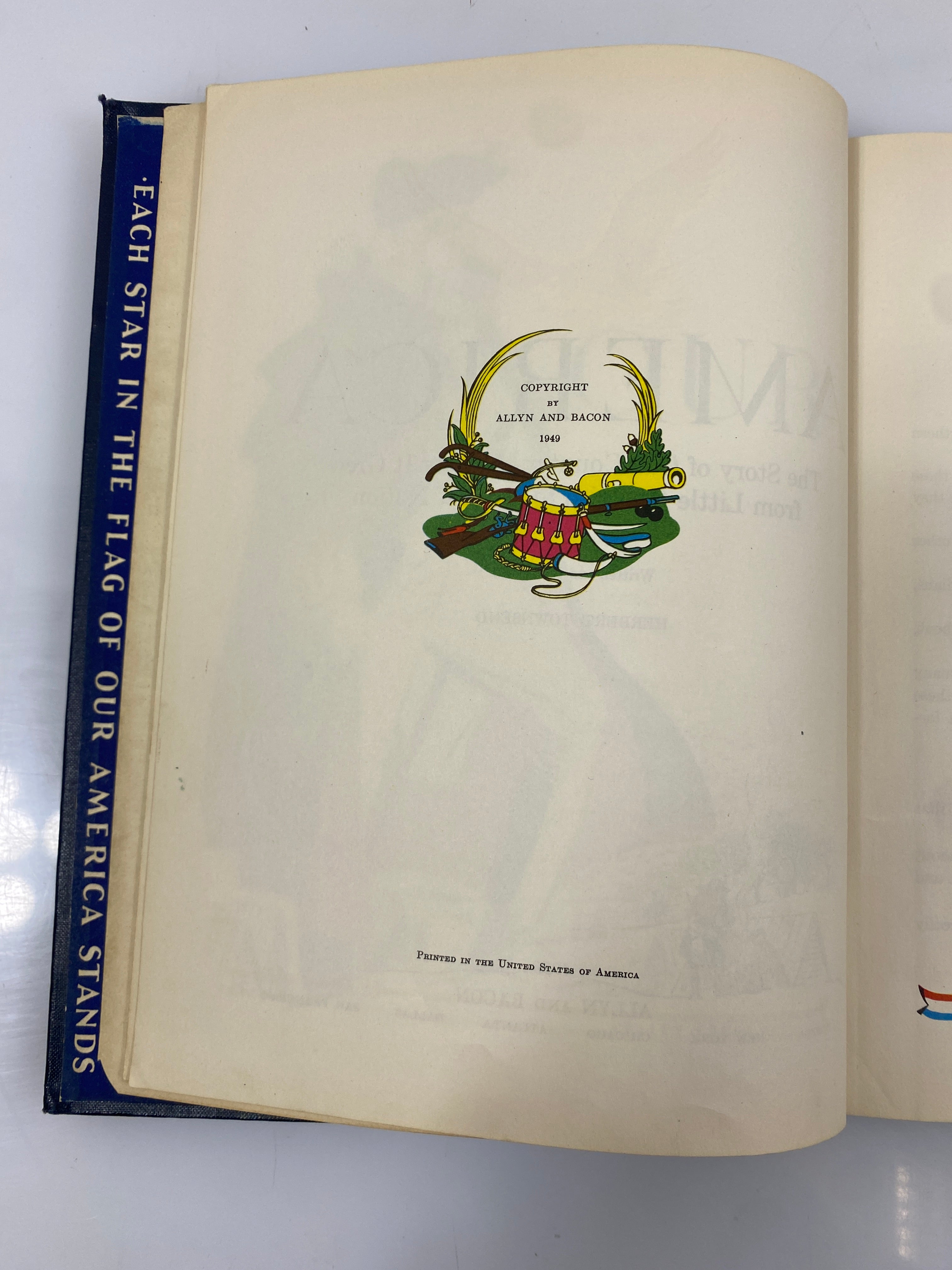 Our America Herbert Townsend Allyn and Bacon 1950 HC