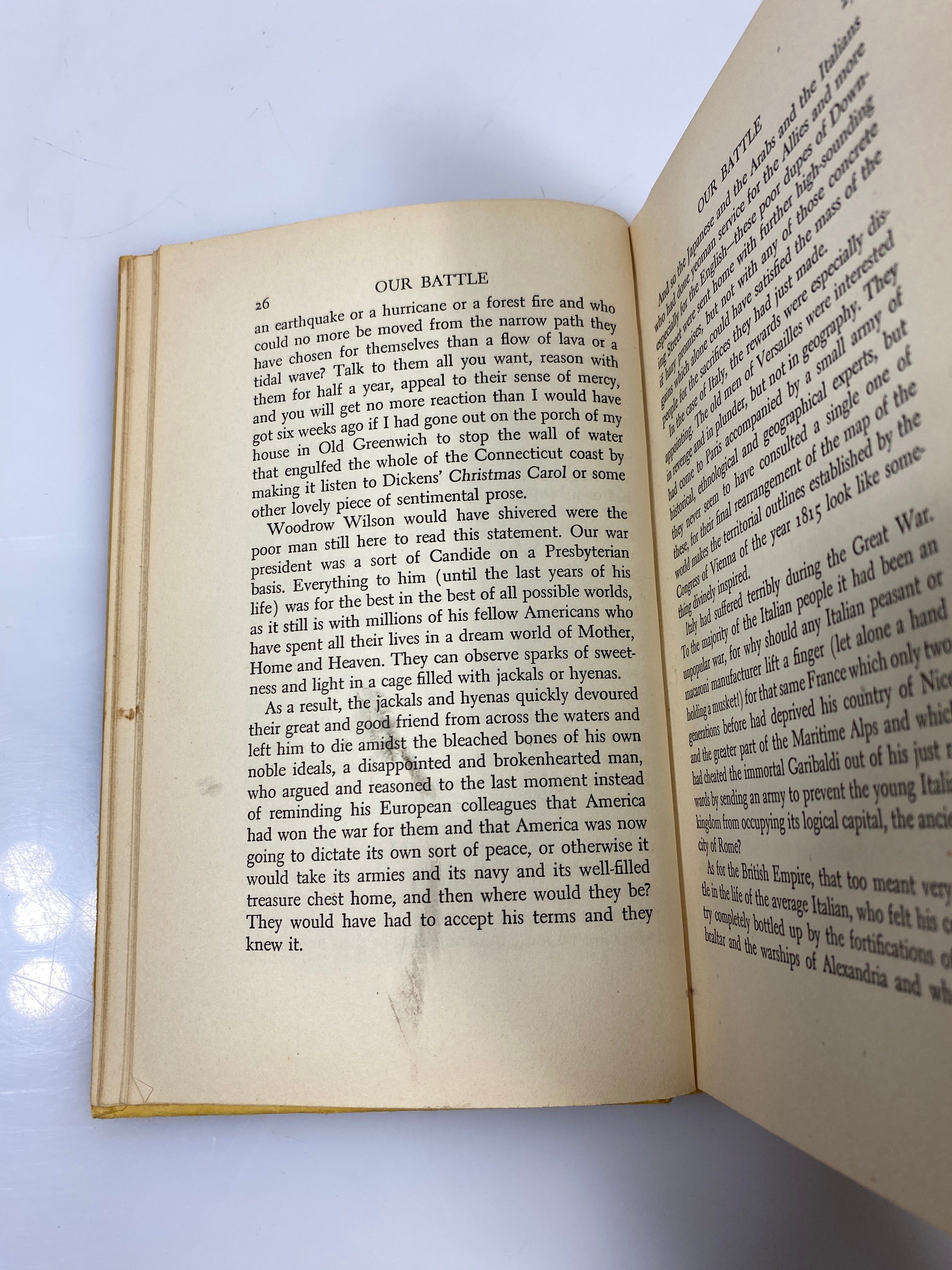 Our Battle by Hendrik Willem van Loon 1938 HC