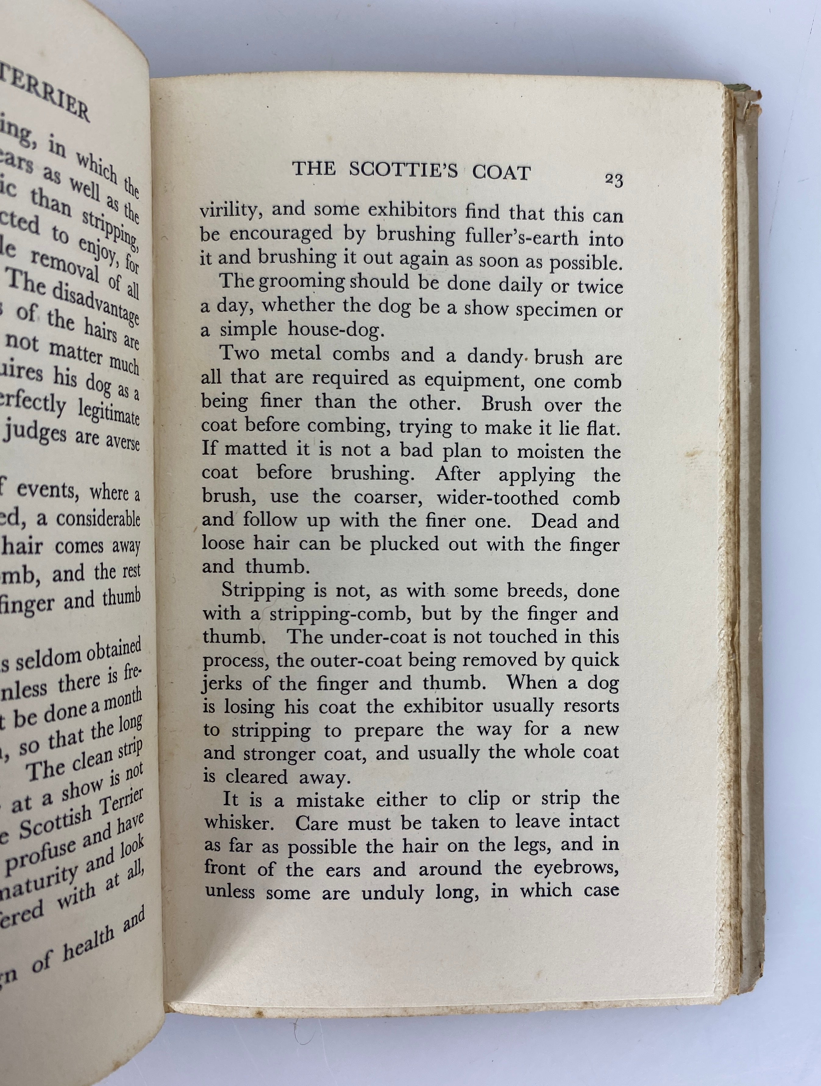 Our Friend the Scottish Terrier by Rowland Johns 1933 Vintage HC DJ