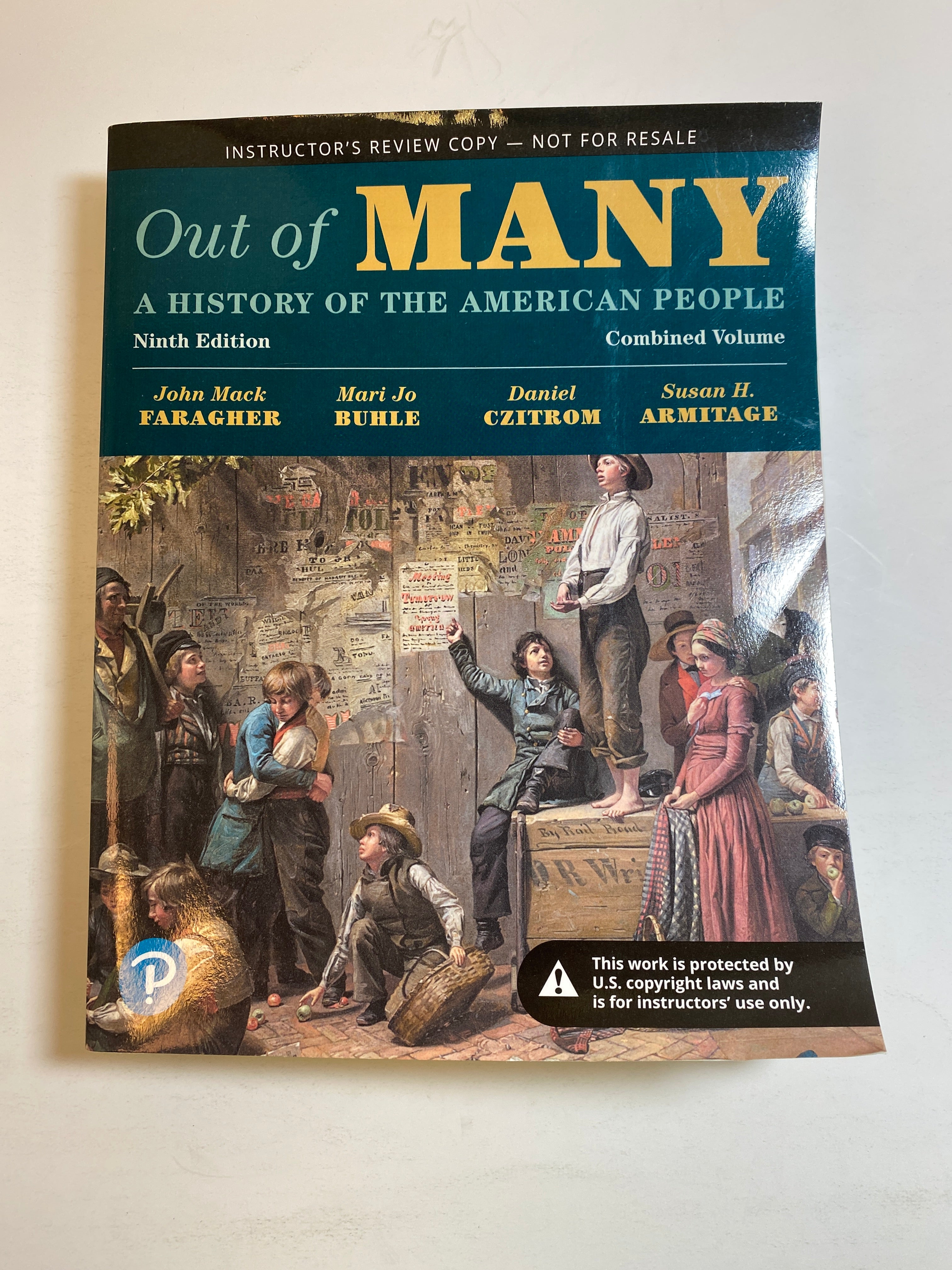 Out of Many Eric Foner U.S. History Textbook 9th Edition 2020