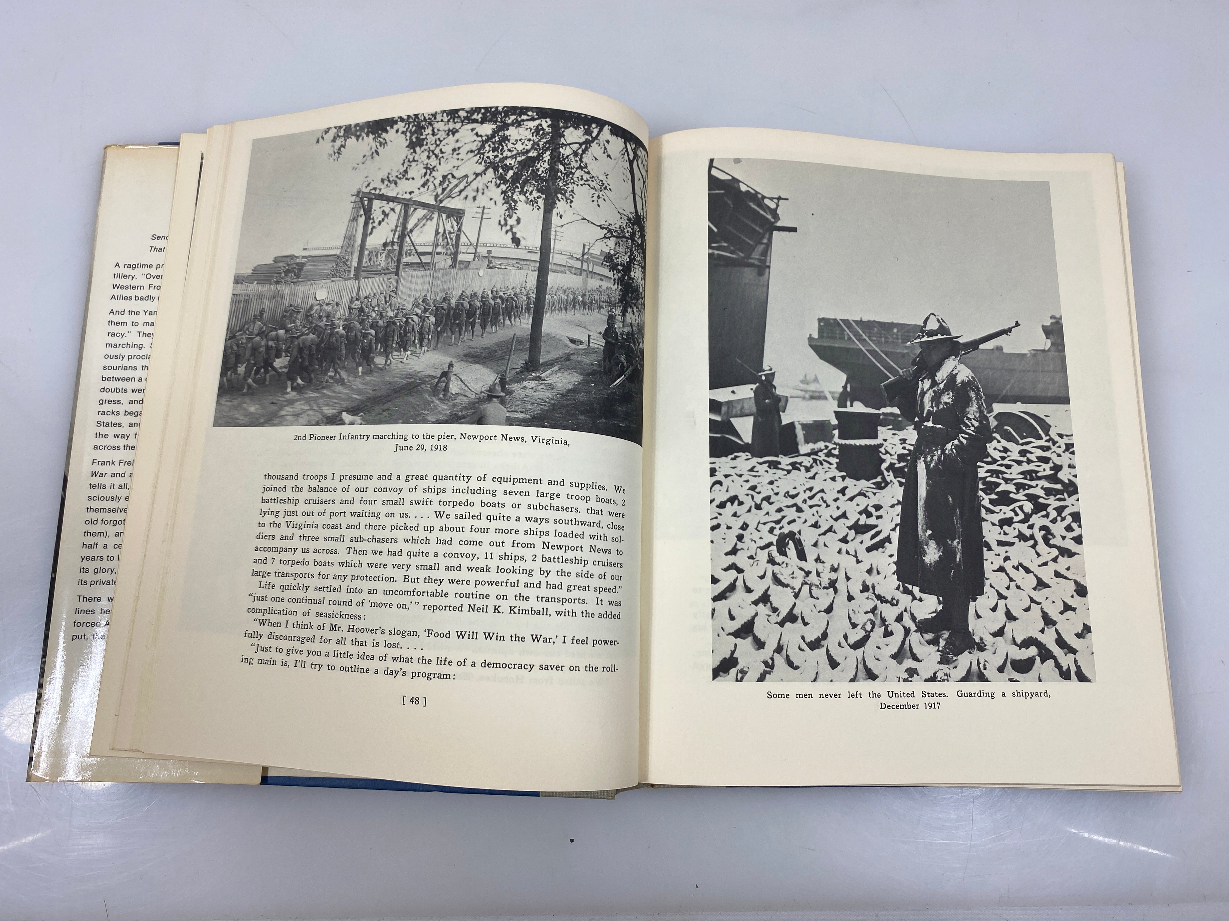Over There by Frank Freidel Bramhall House 1964 HCDJ