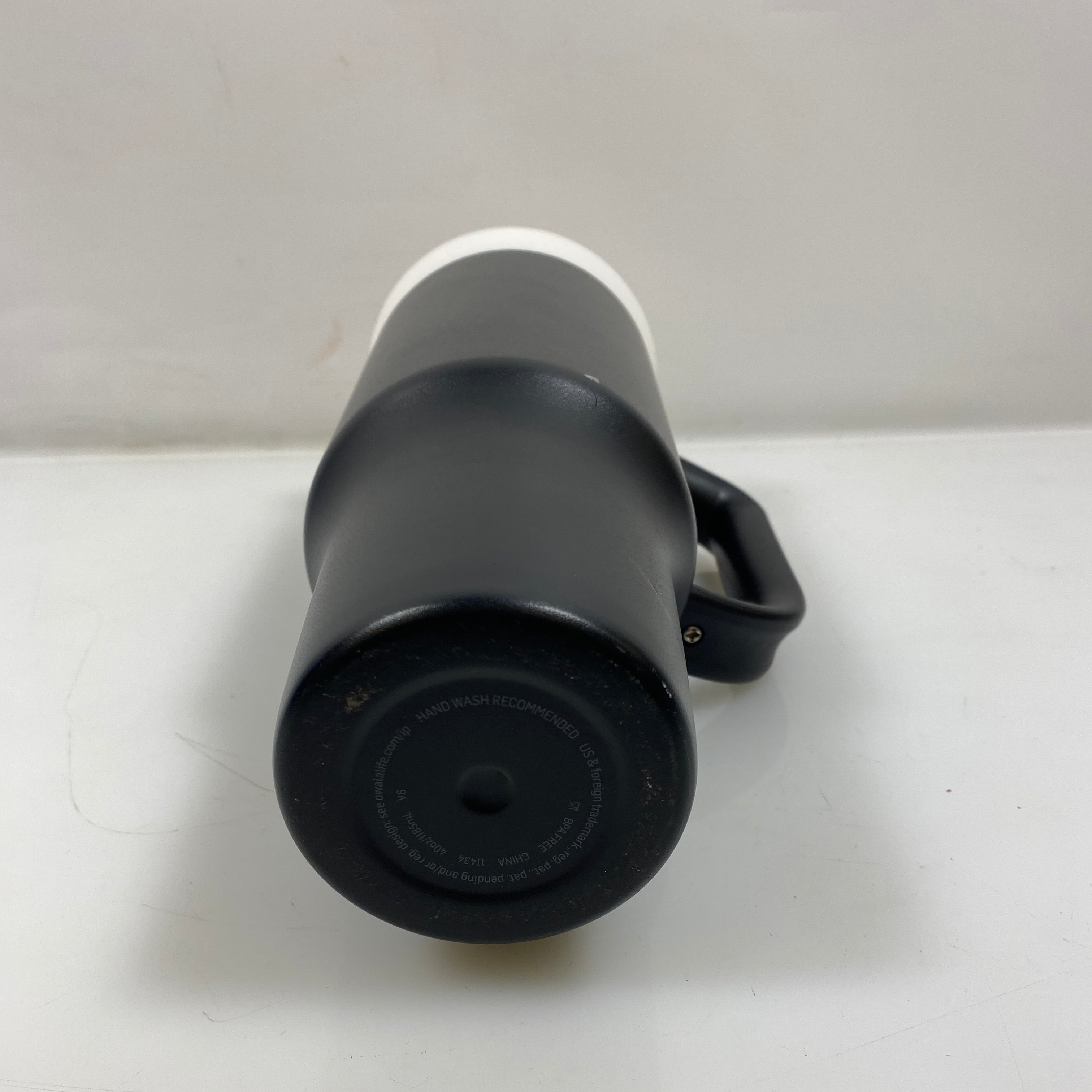 Owala Light Black and White Tumbler 40 oz