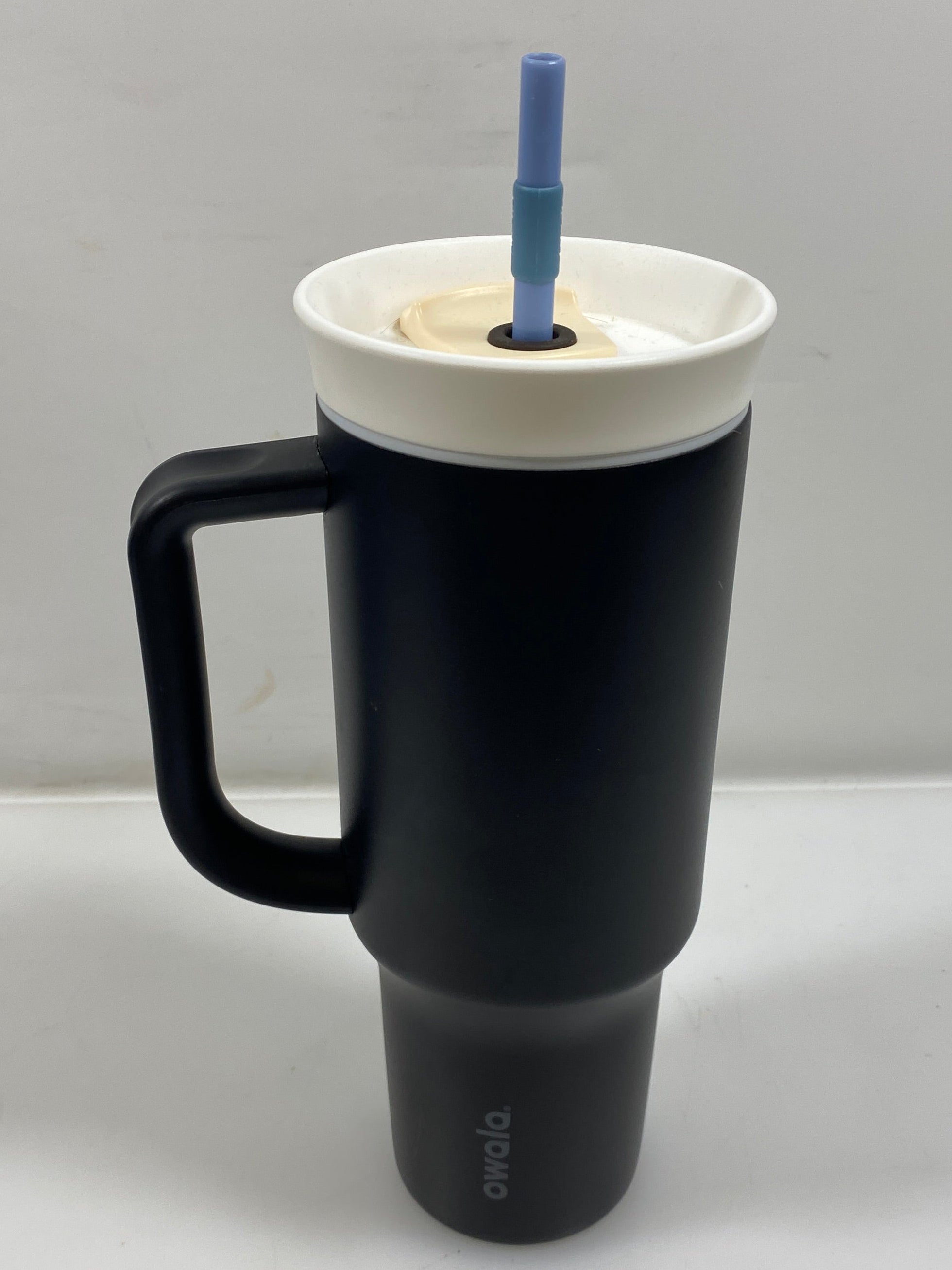 Owala Light Black and White Tumbler 40 oz