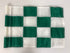 Pack of 6 Green and White Checkered Golf Hole Flags