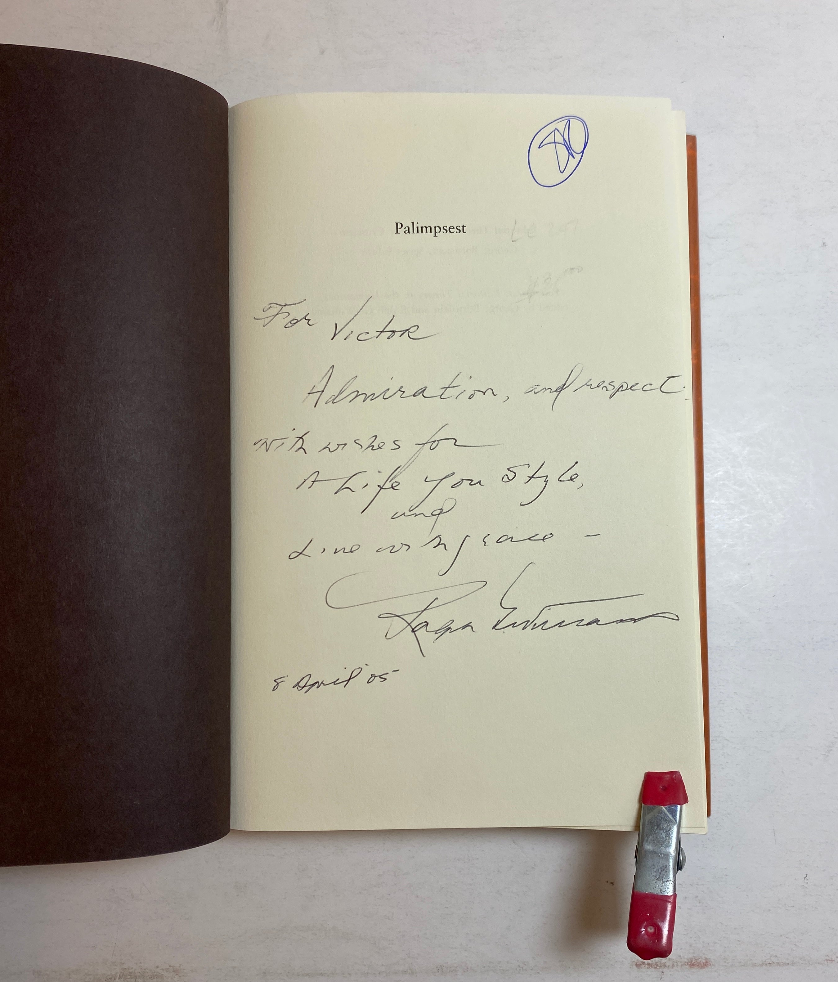 Palimpsest Editorial Theory in the Humanities Bornstein/Williams Inscribed HCDJ