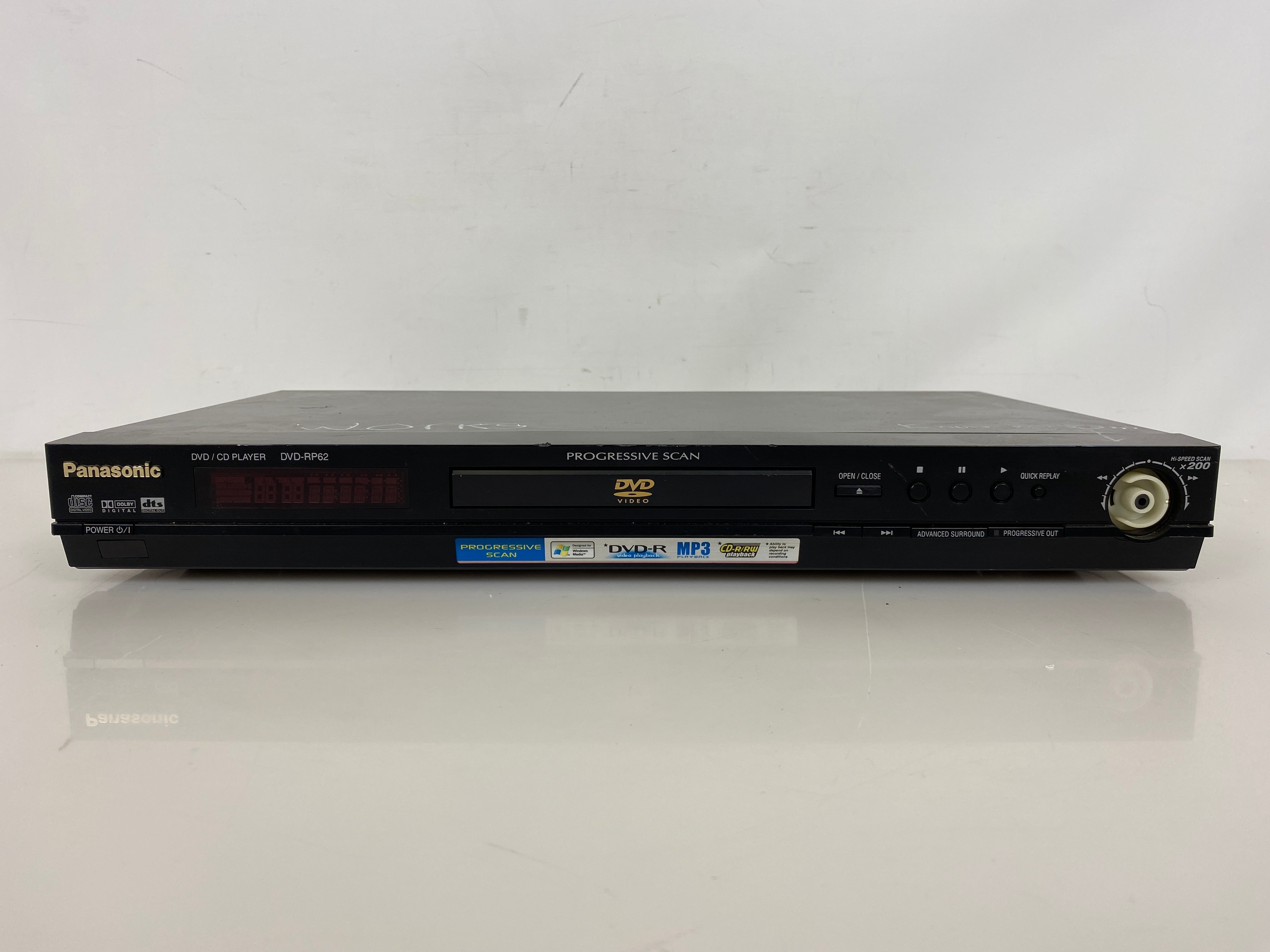 Panasonic DVD-RP62 DVD/CD Player