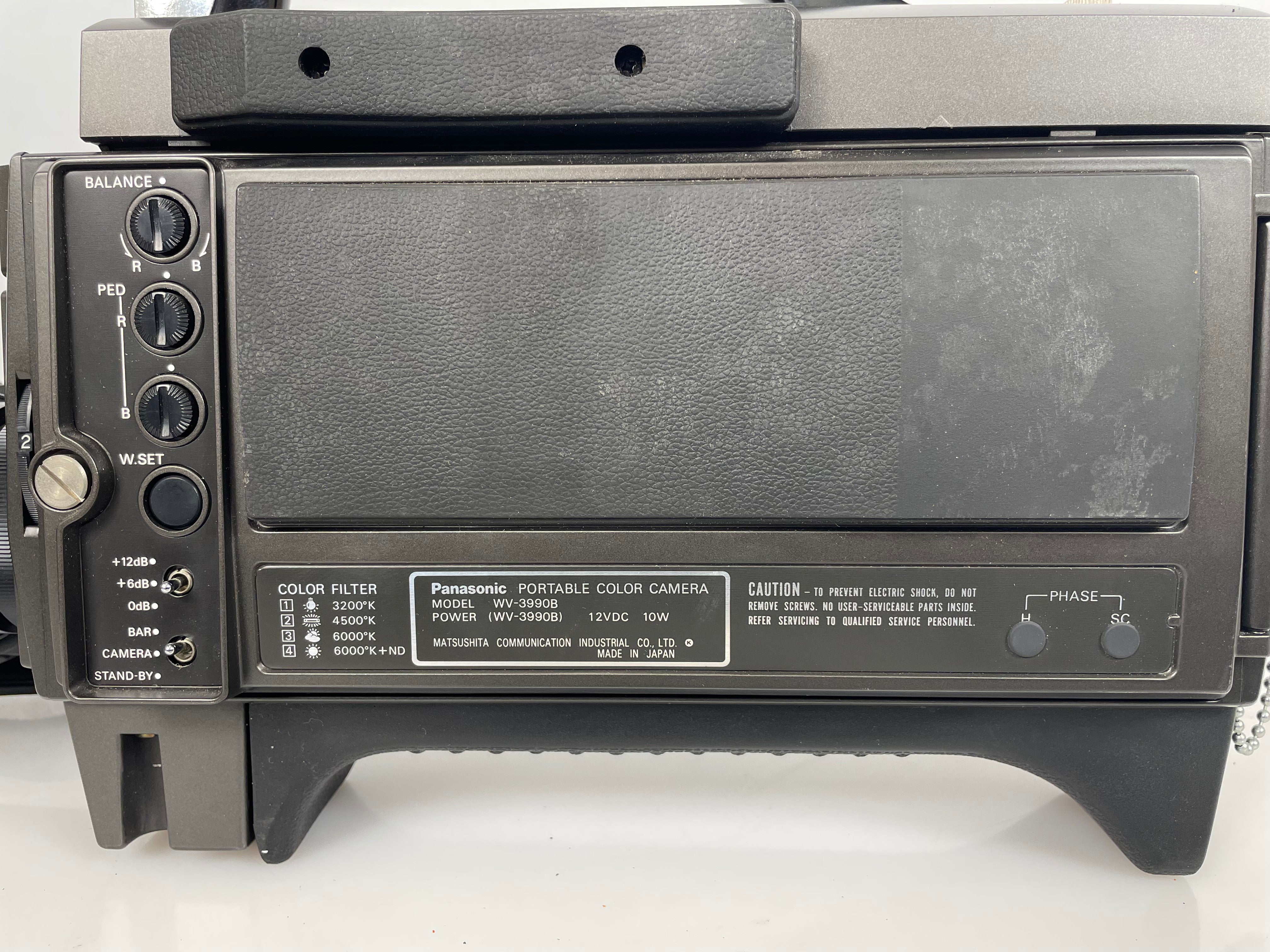 Panasonic WV-3990B Color Camera