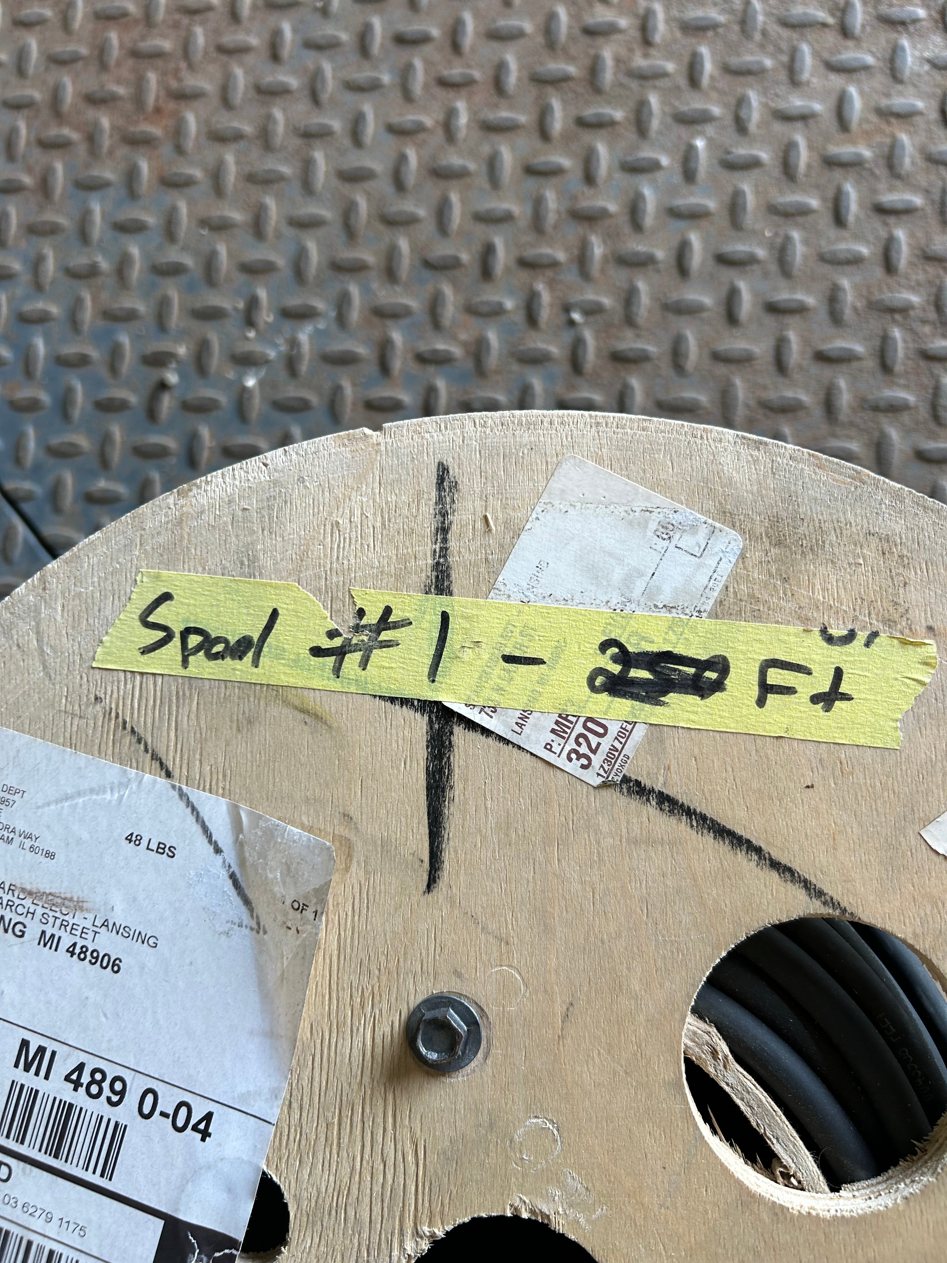 Partial Spool of 8 AWG Wire