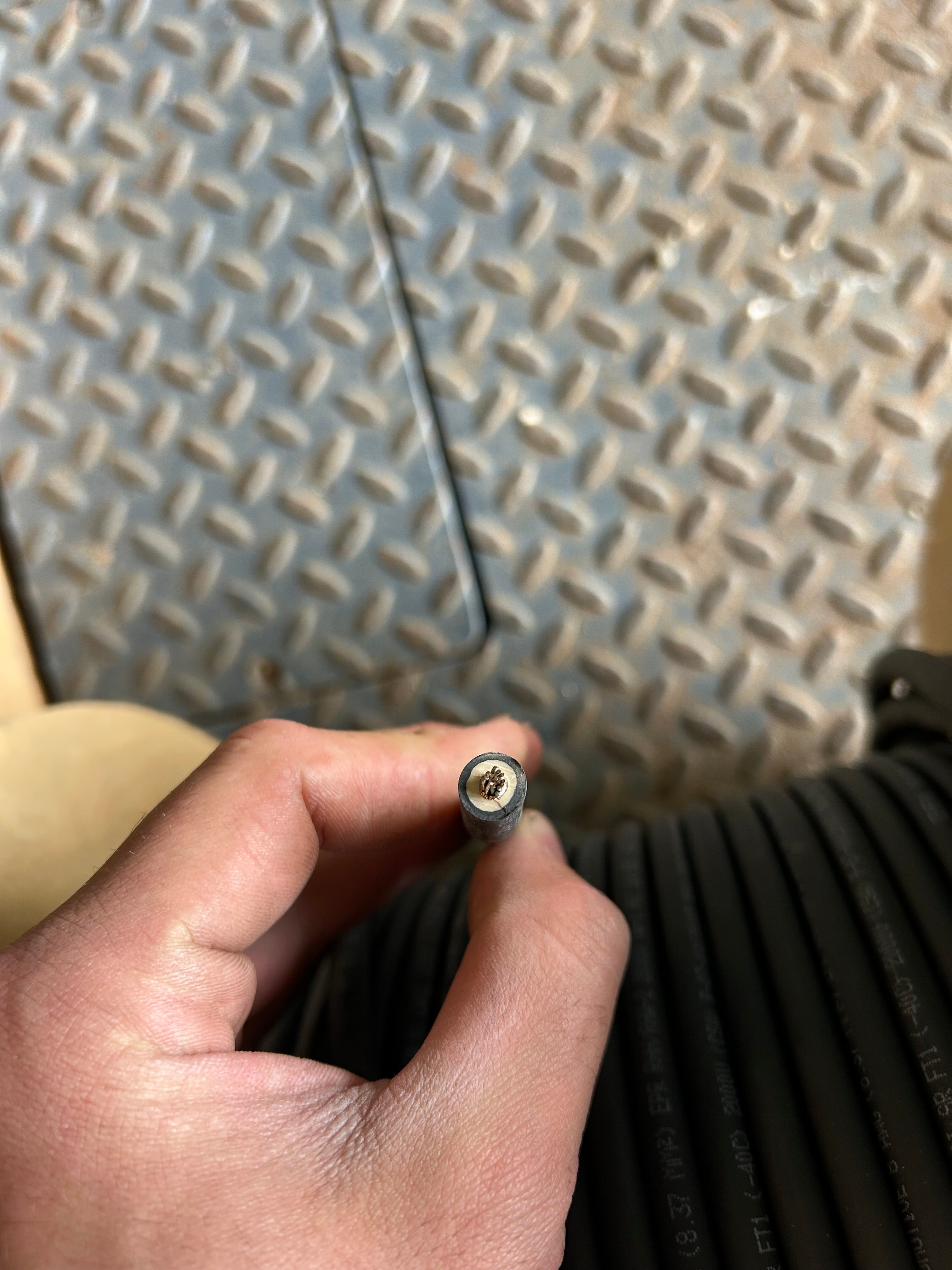 Partial Spool of 8 AWG Wire