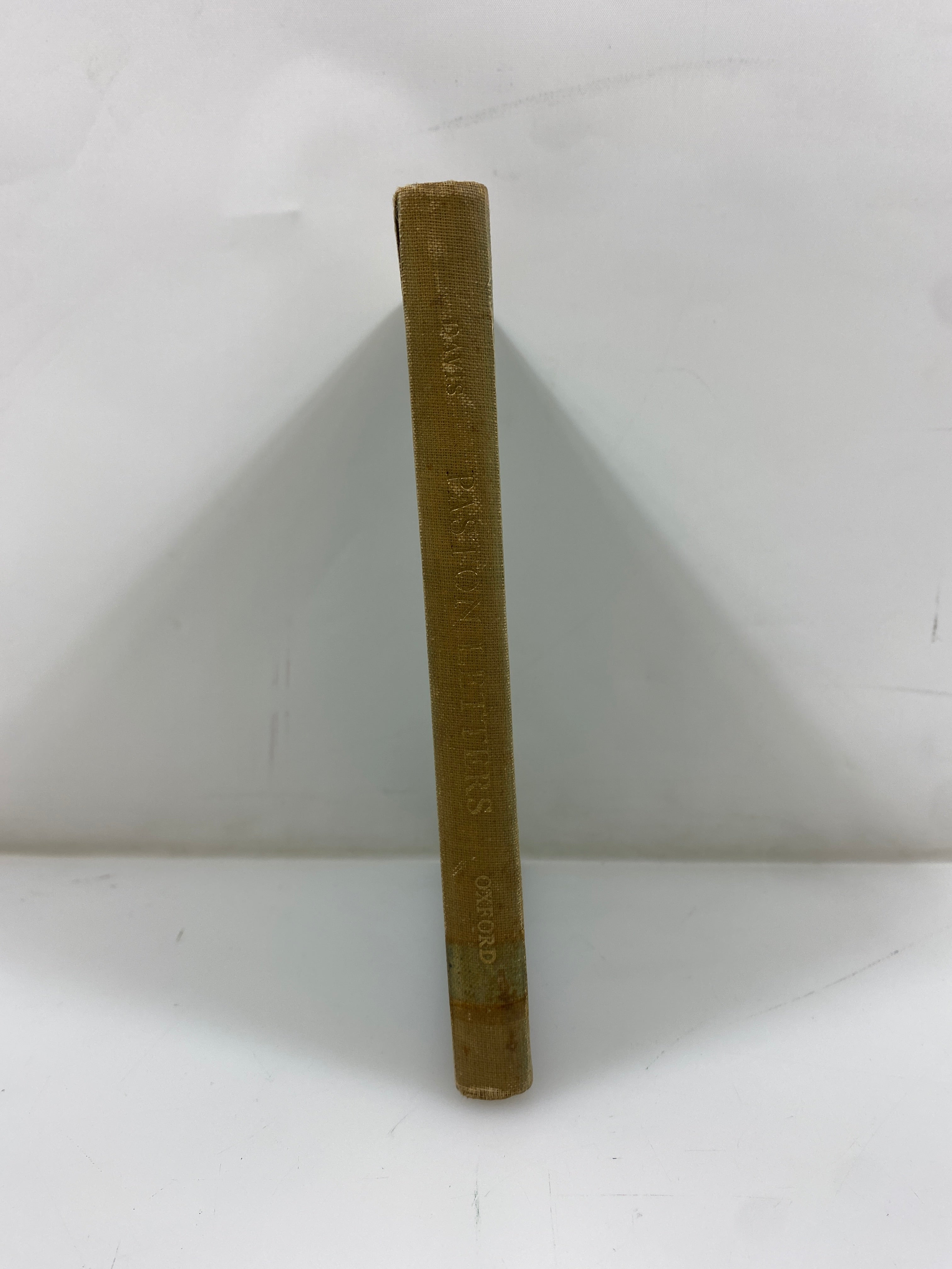 Paston Letters Norman Davis Oxford University Press 1958 HC