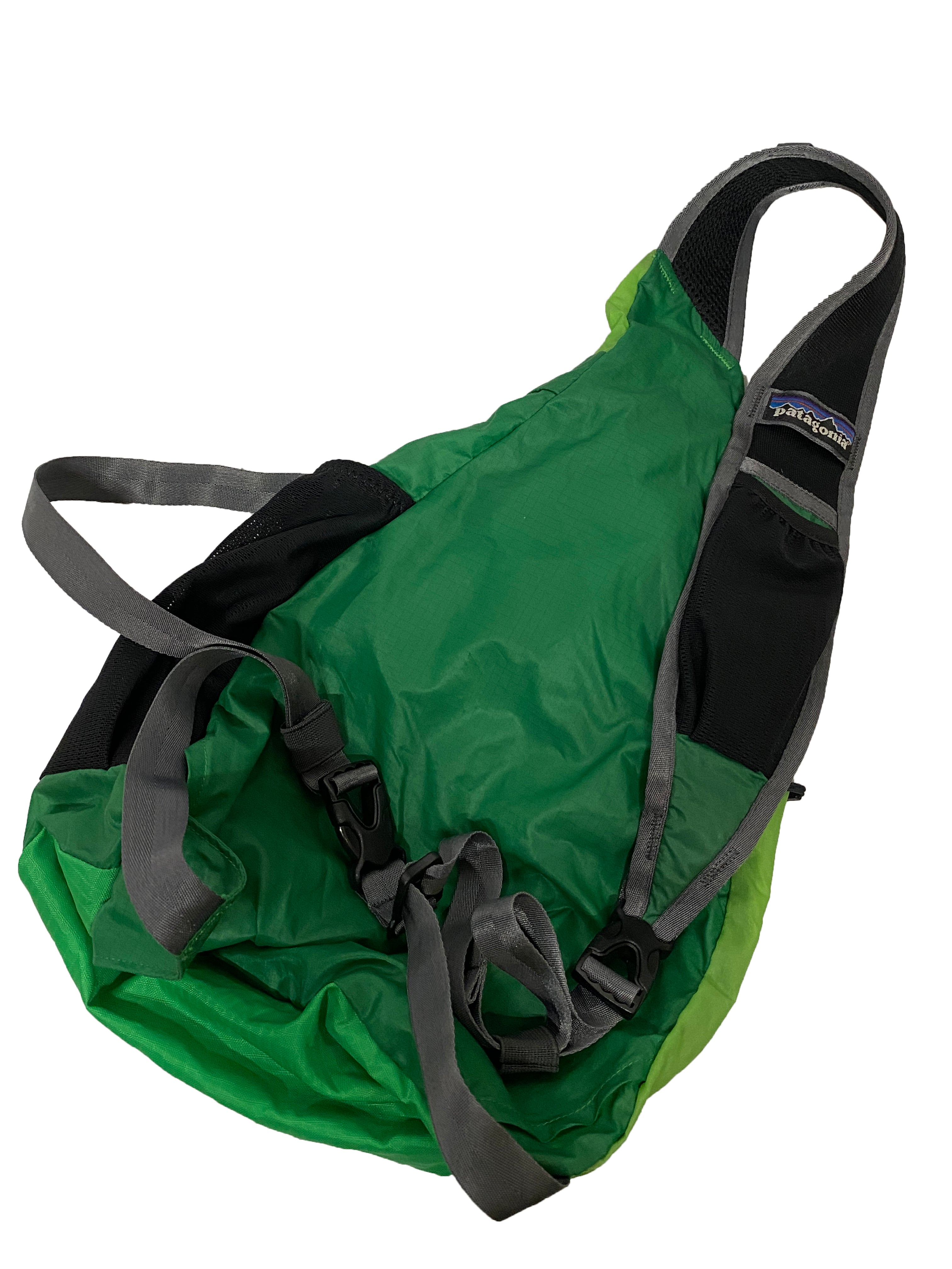 Patagonia Green Lightweight Travel Sling Bag Crossbody Hiking Backpack