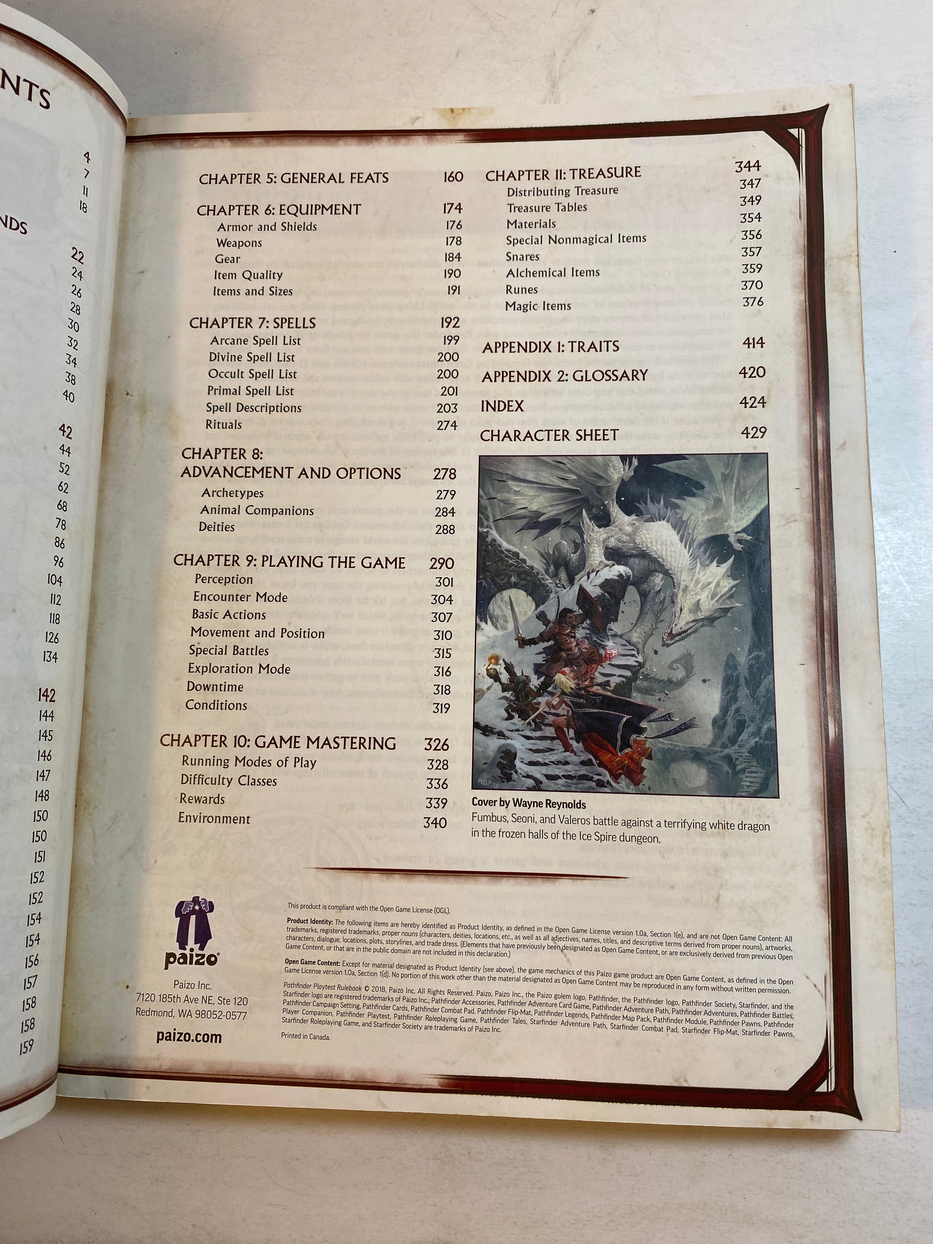 Pathfinder RPG Rulebook Playtest 2018