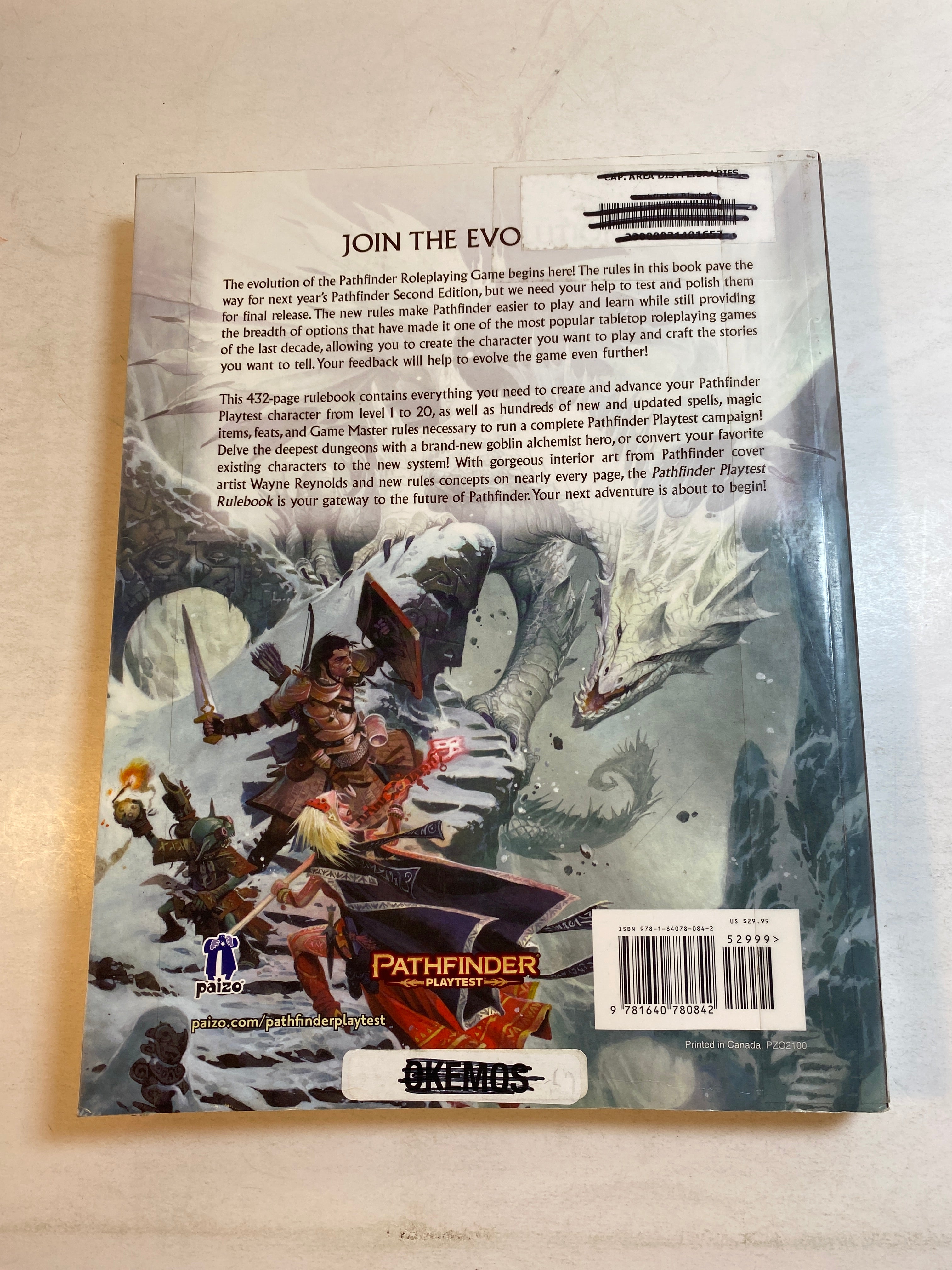 Pathfinder RPG Rulebook Playtest 2018