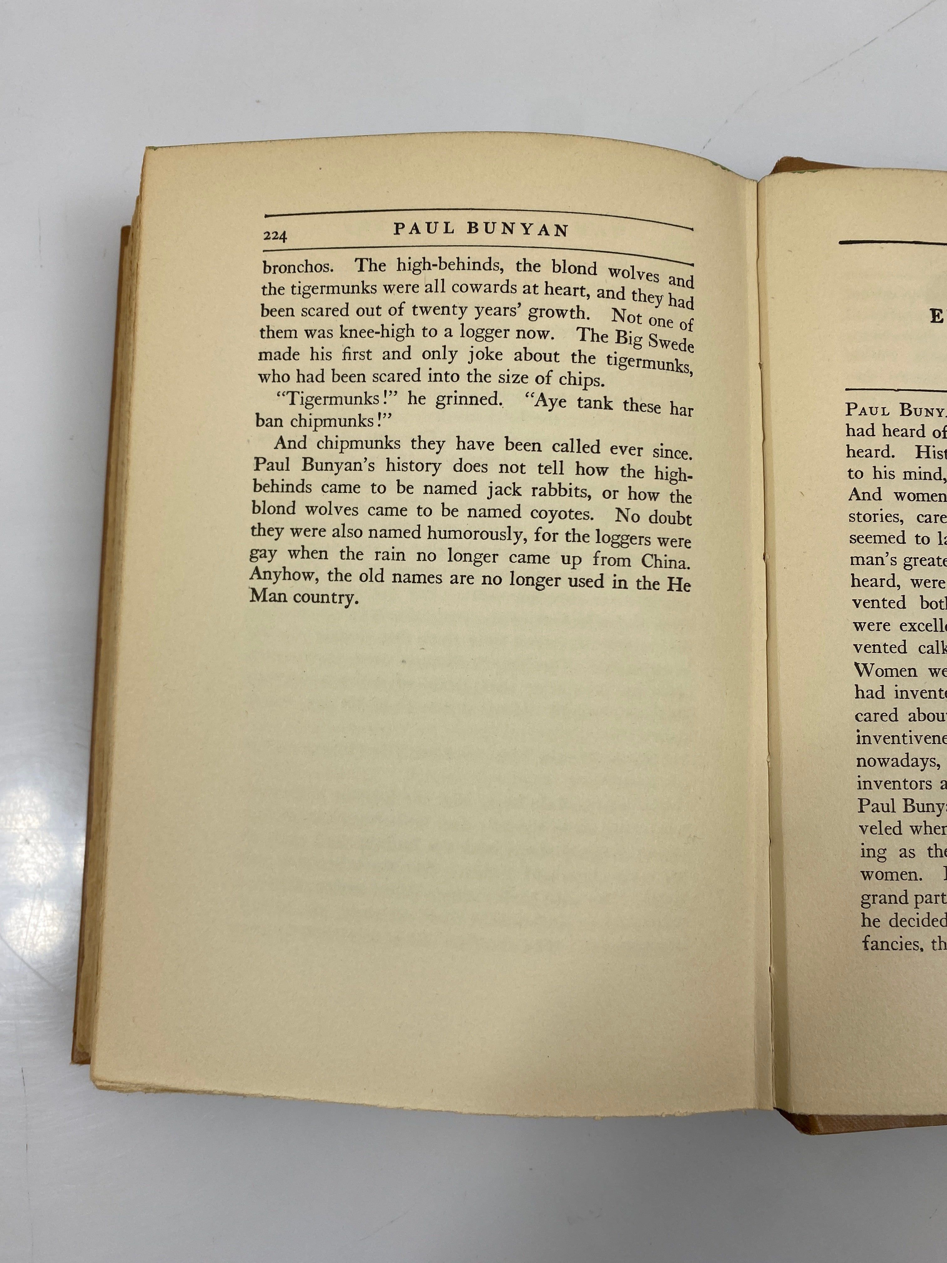 Paul Bunyan by James Stevens Garden City Publishing 1925 HC