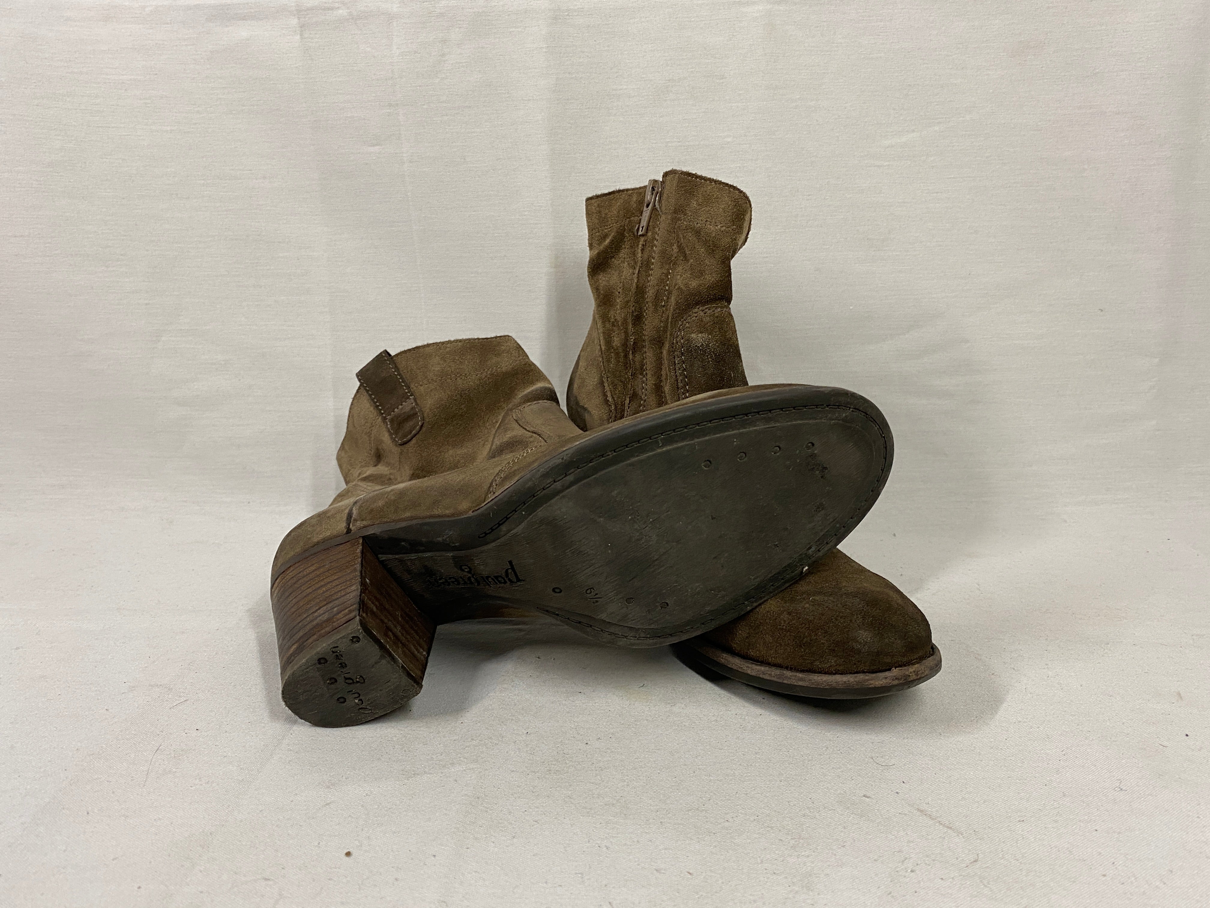 Paul Green Suede Ankle Boots Women's Size 6.5