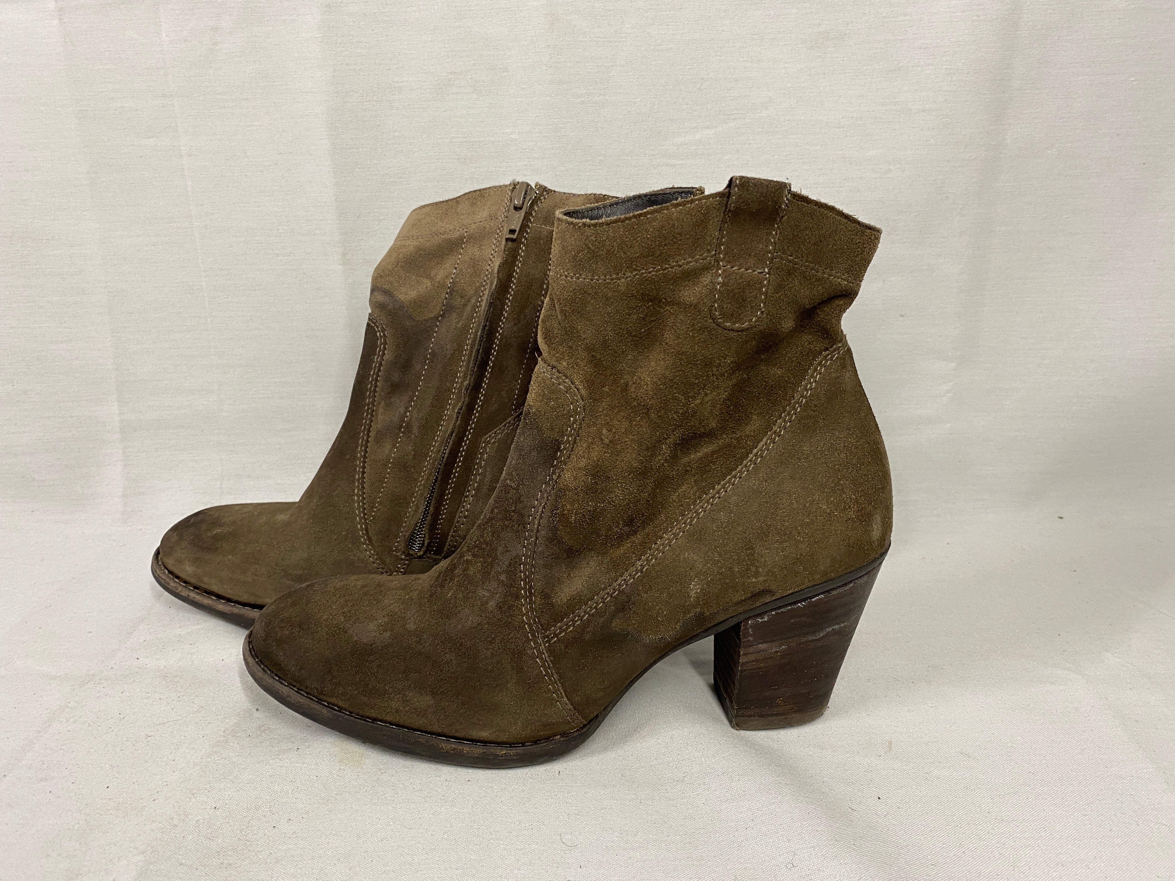 Paul Green Suede Ankle Boots Women's Size 6.5