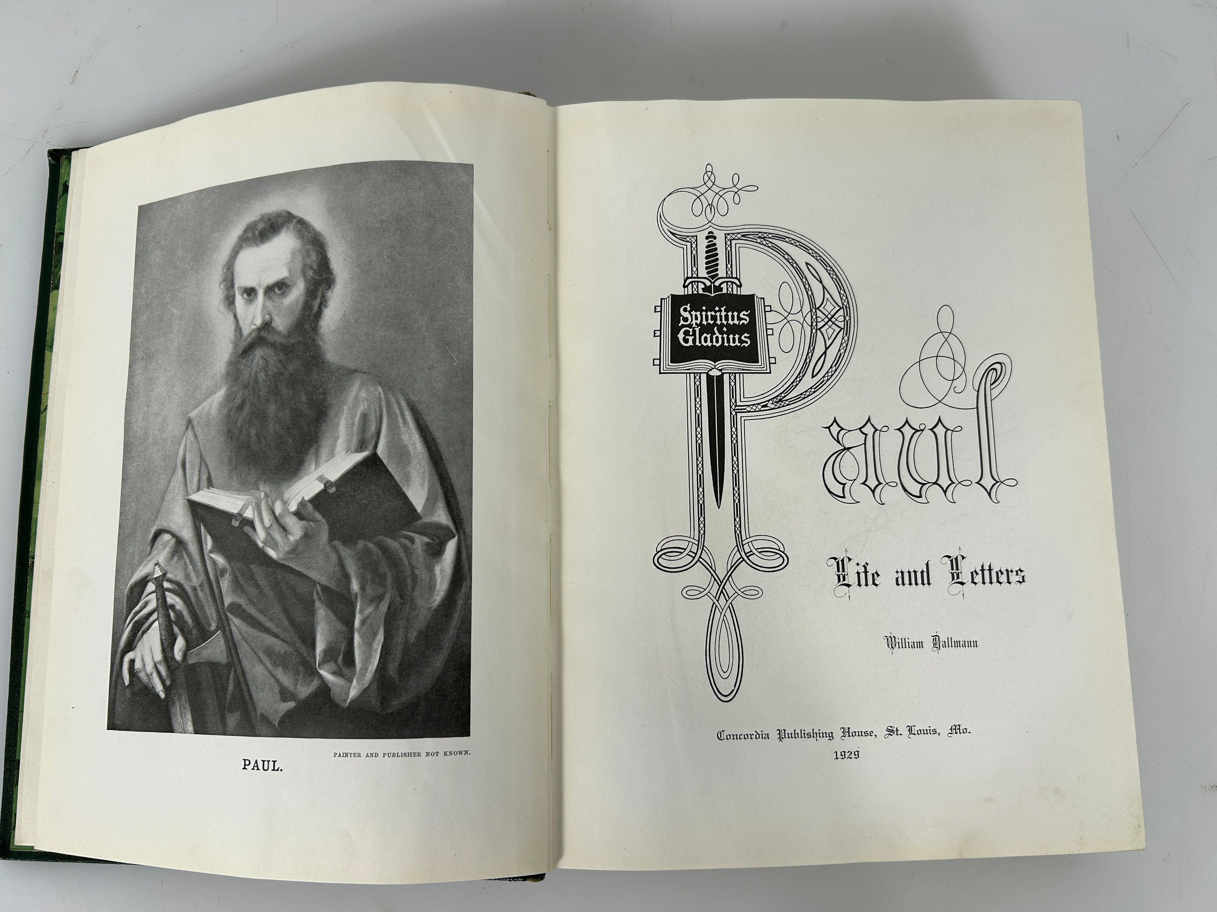 Paul Life and Letters by William Dallmann Concordia Publishing 1929 HC