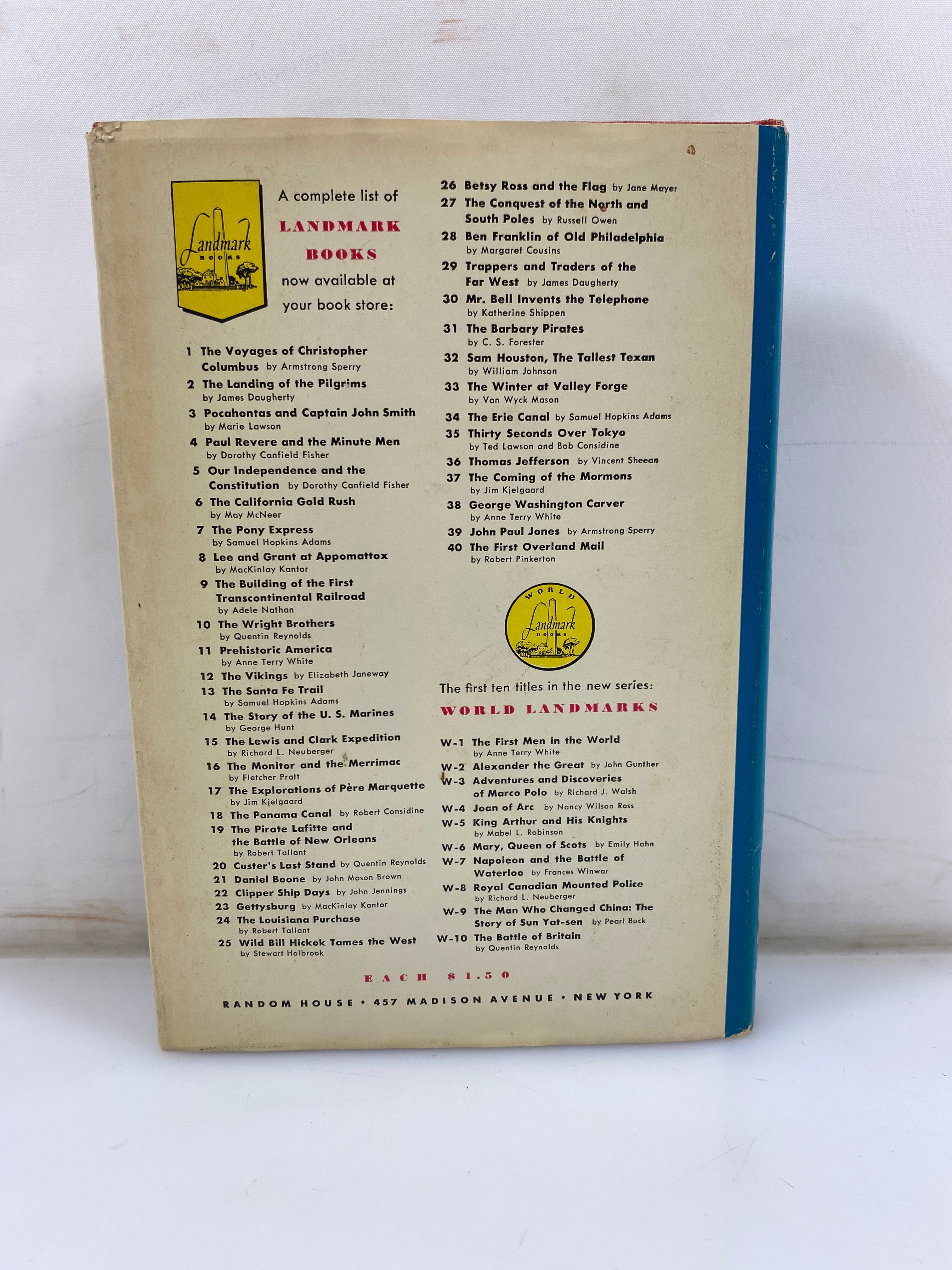 Paul Revere by Fisher Random House 1950 HCDJ