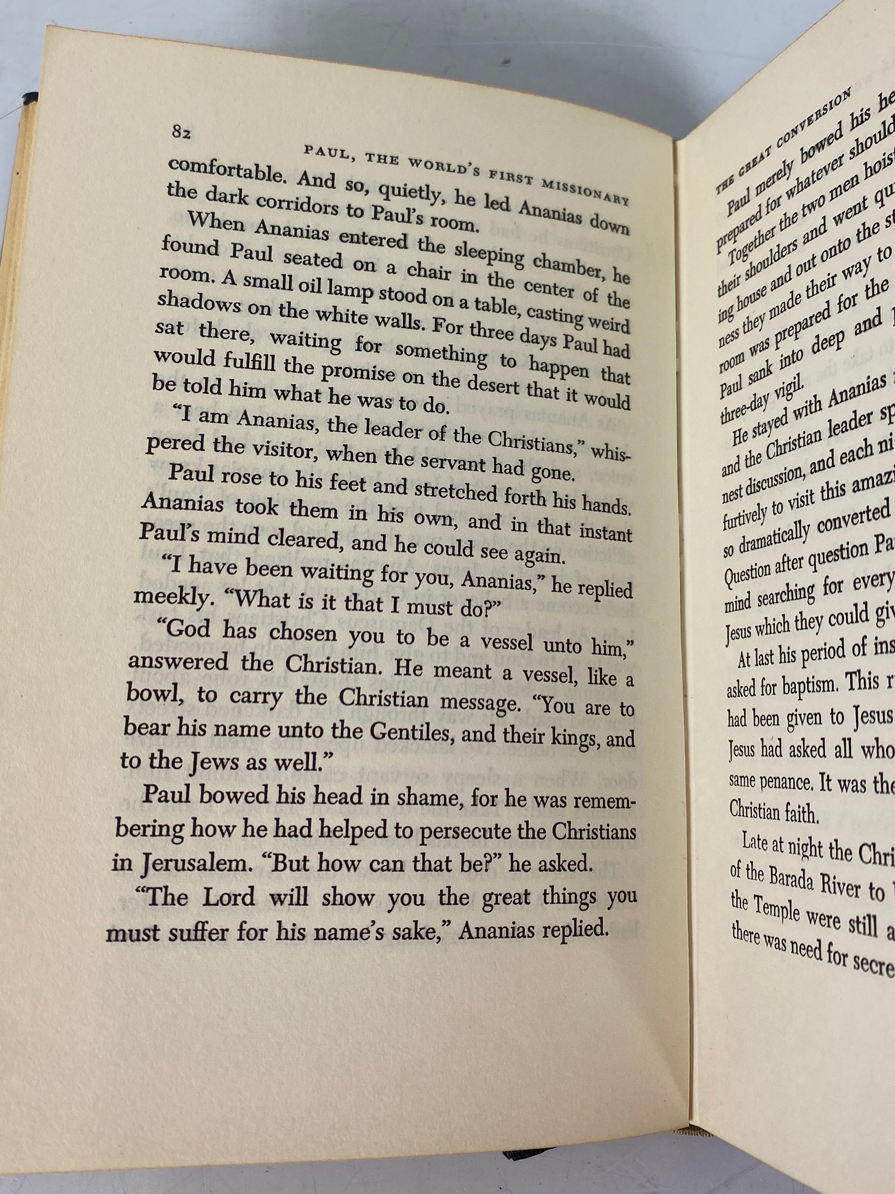 Paul The World's First Missionary Albert Williams 1954 1st Print Ex-Library