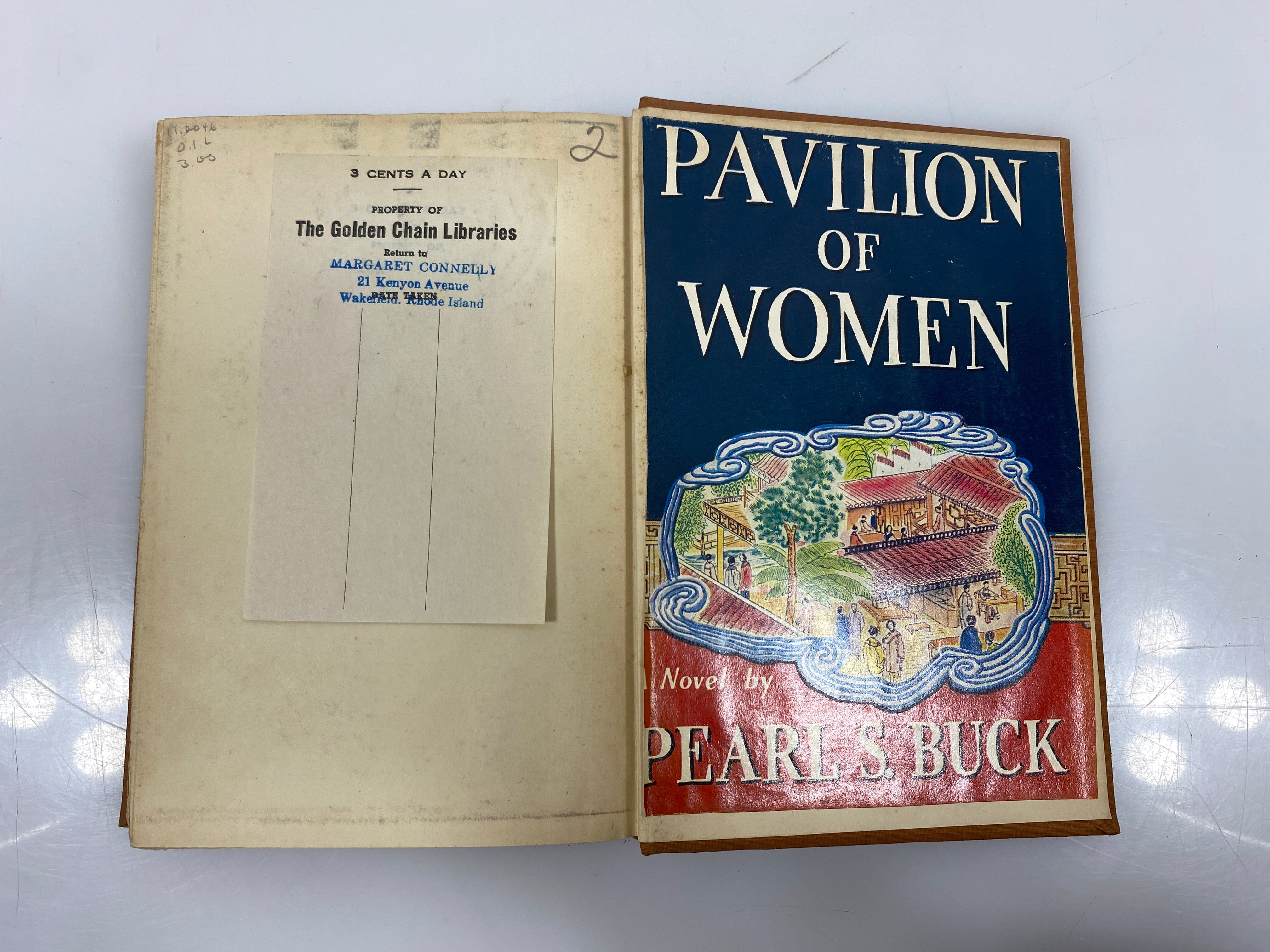 Pavilion of Women by Pearl Buck The John Day Company Ex-Library 1946 HC